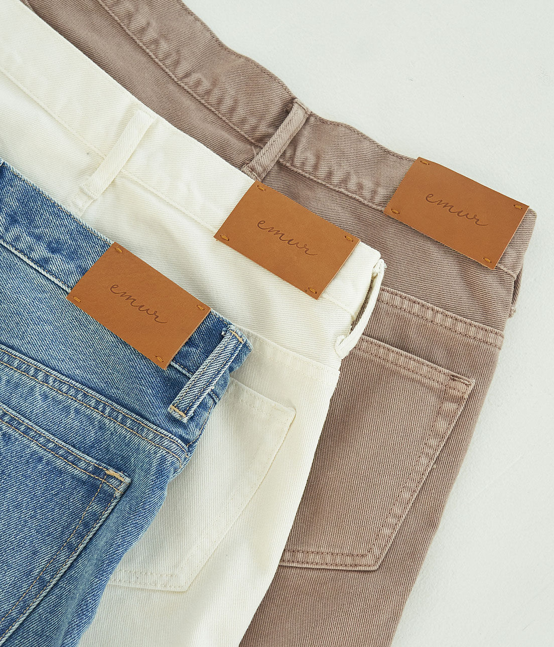 Rope&rsquo;Picnic「【emur】ストレートデニムパンツ」|デニム|