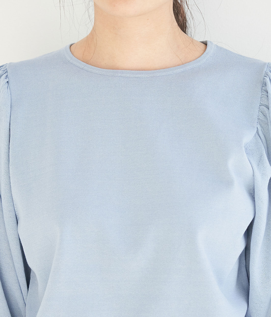 Rope&rsquo;Picnic「【emur】シアー袖コンシャスニット」|ニット・セーター|