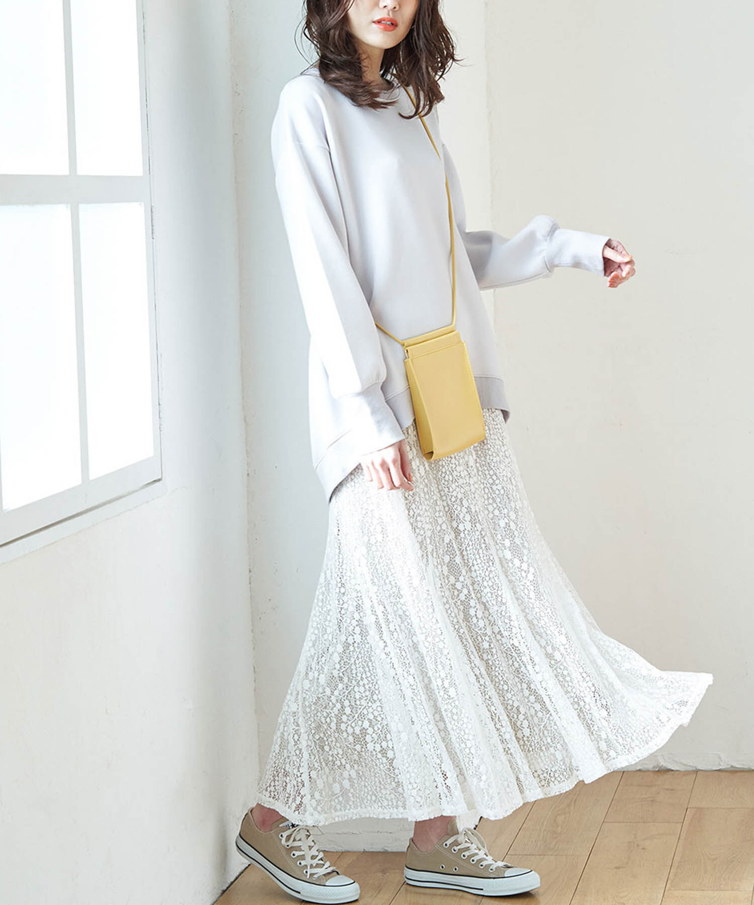 Rope&rsquo;Picnic「レースマーメイドスカート」|スカート|