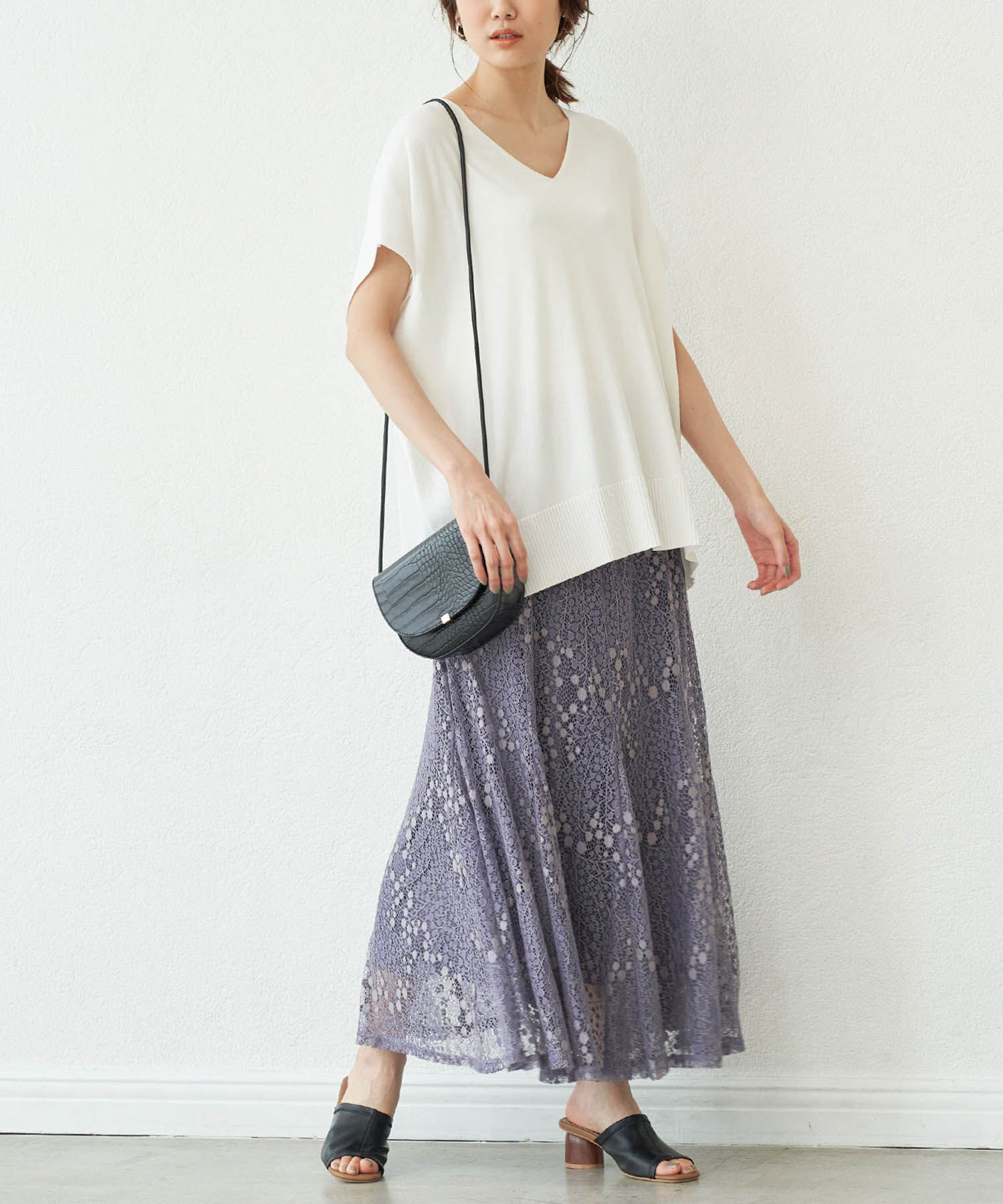 Rope&rsquo;Picnic「レースマーメイドスカート」|スカート|