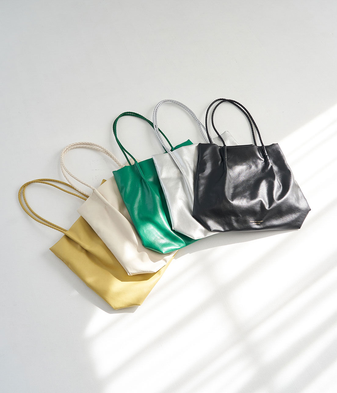 ROPE PICNIC PASSAGE「【WEB限定カラー:シルバー】【A4対応】洗えるメッシュハンドルトートバッグ」|トートバッグ|