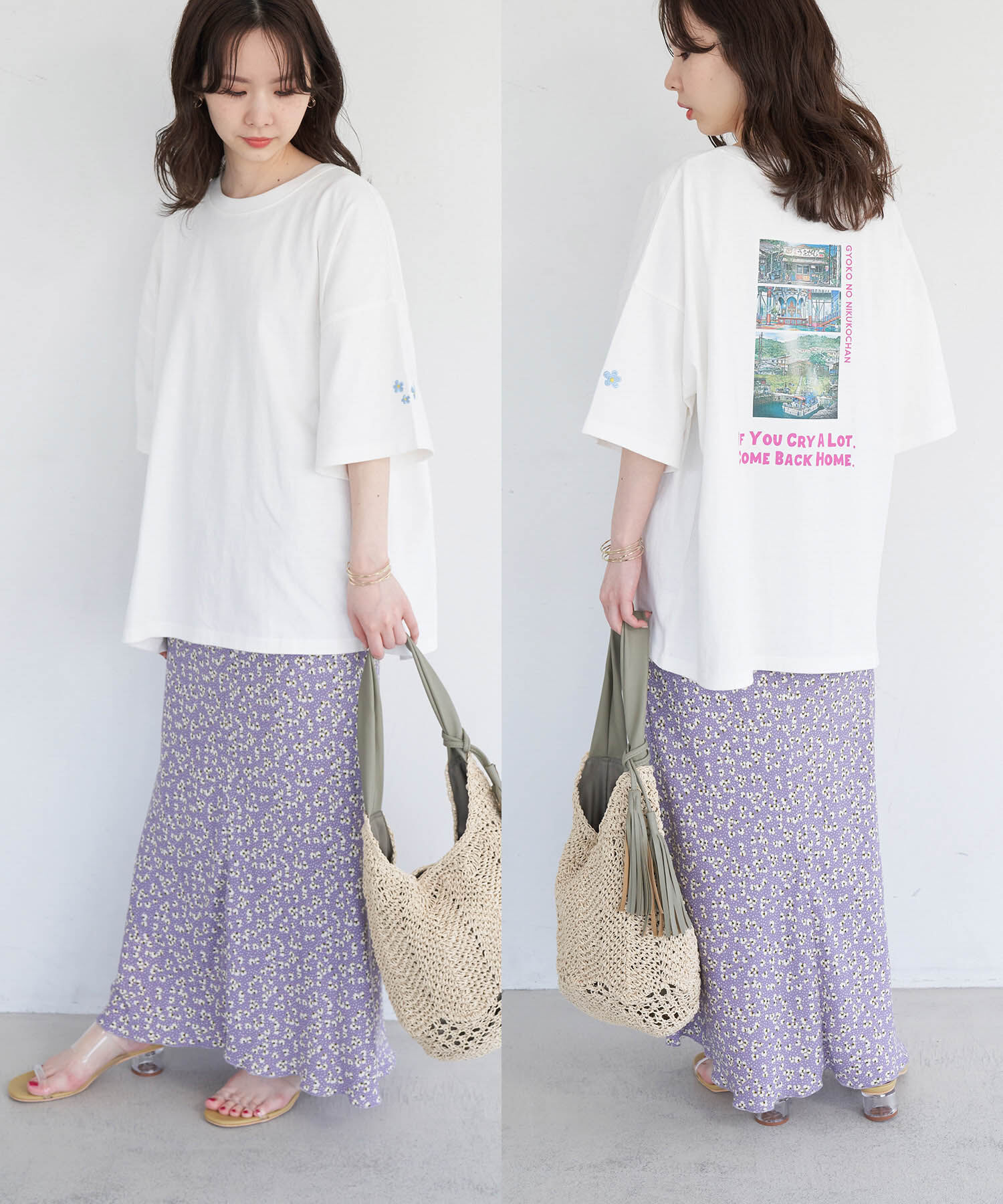 Rope&rsquo;Picnic「【漁港の肉子ちゃん&times;ROPE'PICNIC】コラボＴシャツ」|Tシャツ・カットソー|