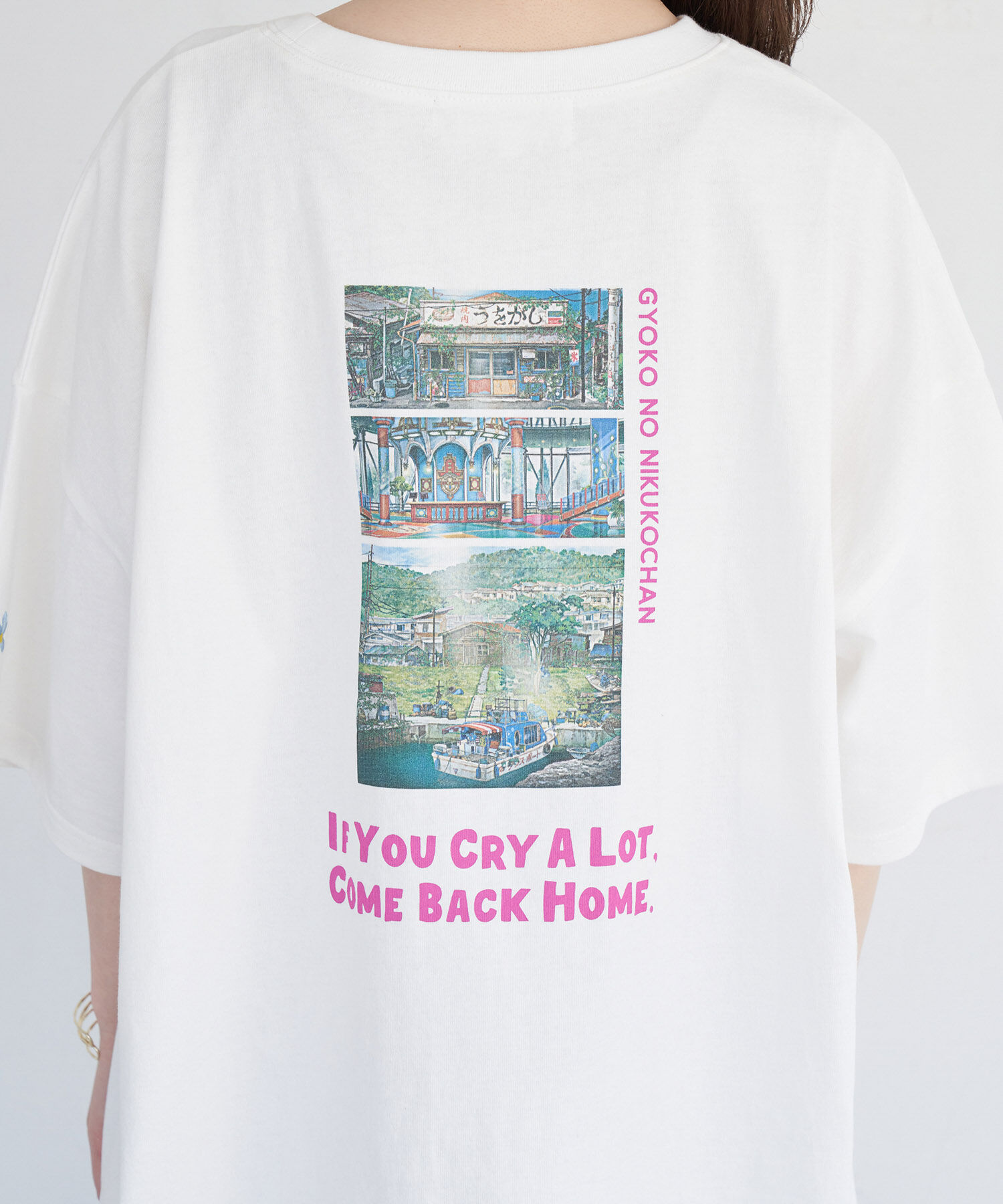 Rope&rsquo;Picnic「【漁港の肉子ちゃん&times;ROPE'PICNIC】コラボＴシャツ」|Tシャツ・カットソー|