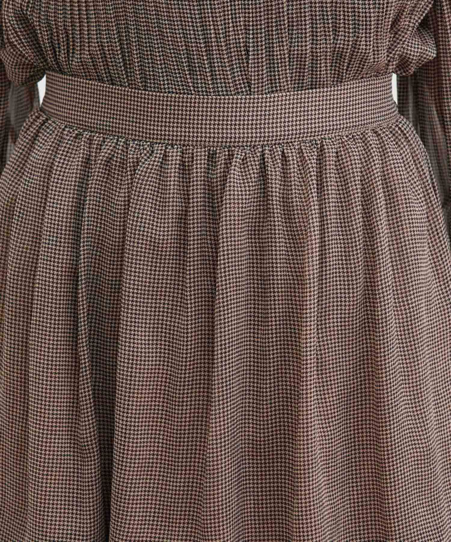 Rope&rsquo;Picnic「セットアップ対応/ガンクラブチェック楊柳シアースカート」|スカート|