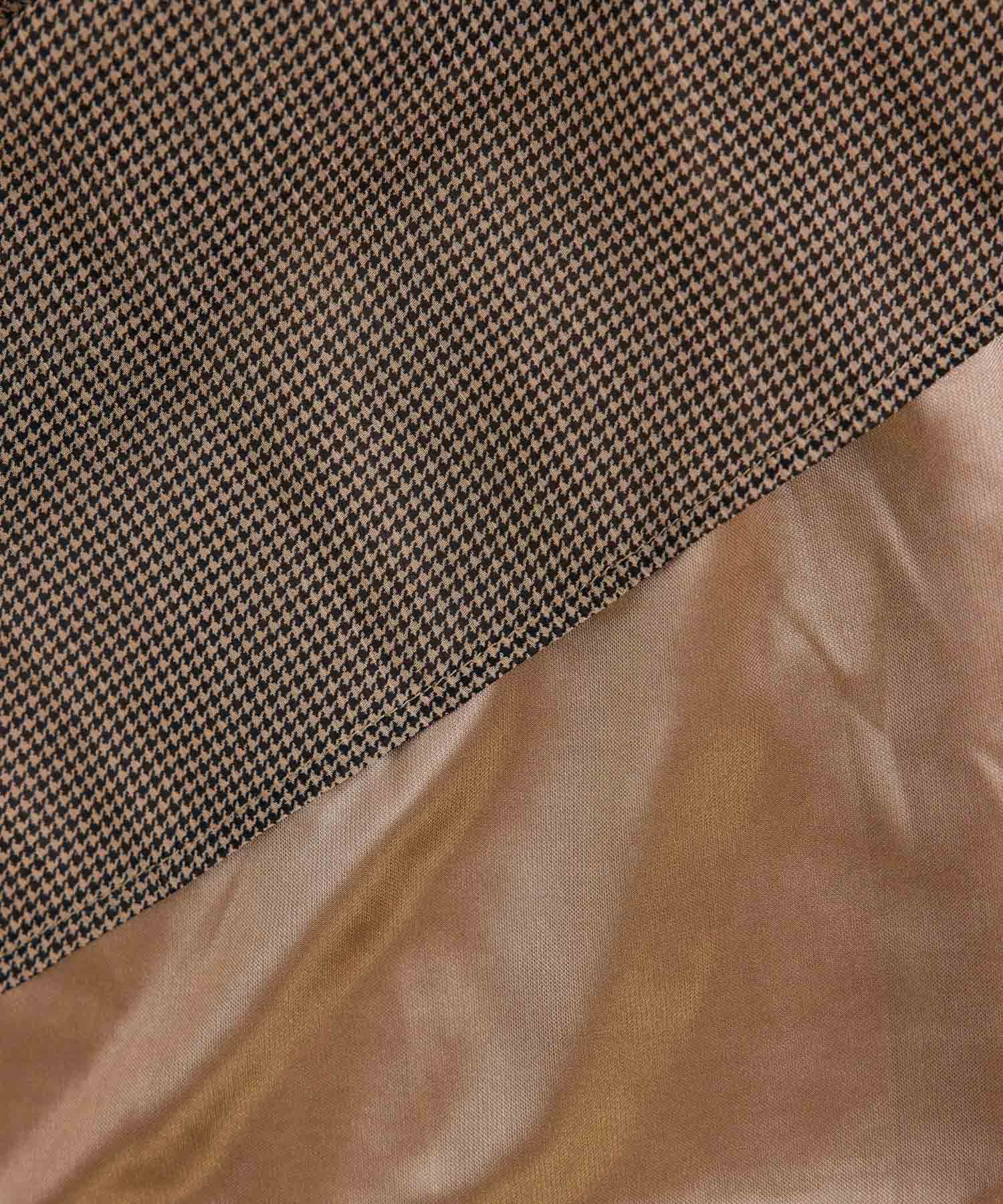 Rope&rsquo;Picnic「セットアップ対応/ガンクラブチェック楊柳シアースカート」|スカート|