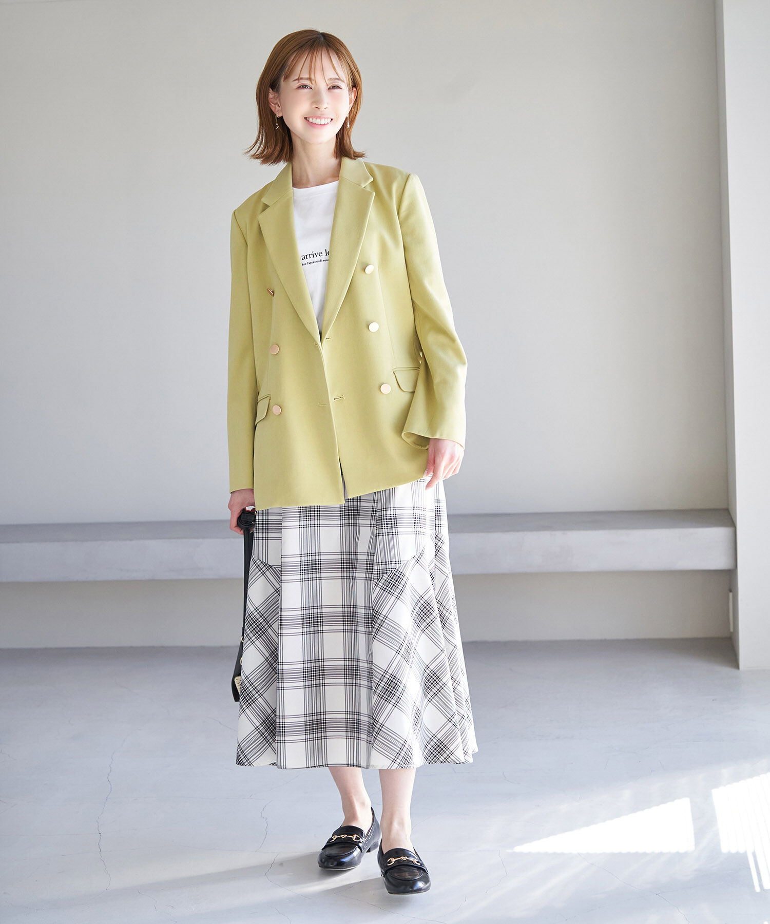 Rope&rsquo;Picnic「ゴールドボタンダブルジャケット」|テーラードジャケット|