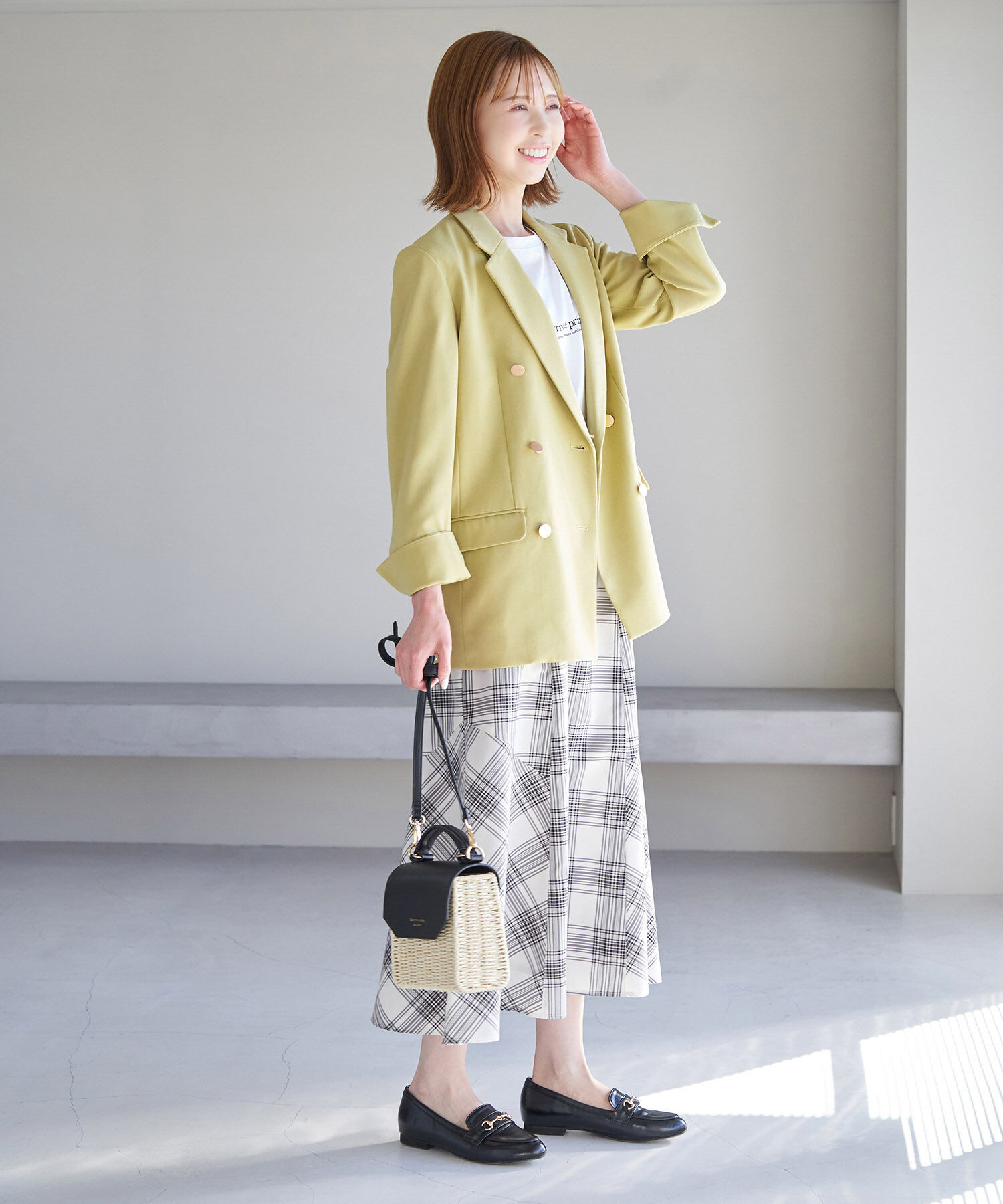 Rope&rsquo;Picnic「ゴールドボタンダブルジャケット」|テーラードジャケット|