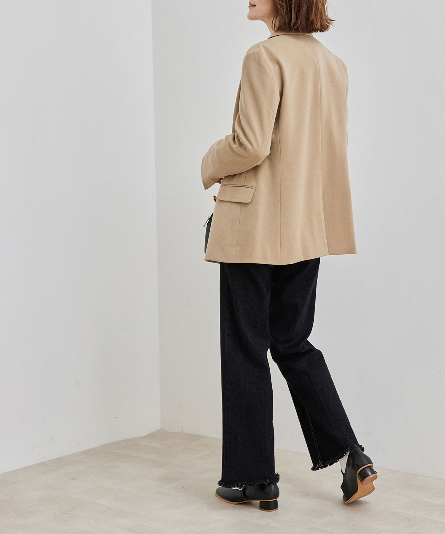 Rope&rsquo;Picnic「ゴールドボタンダブルジャケット」|テーラードジャケット|