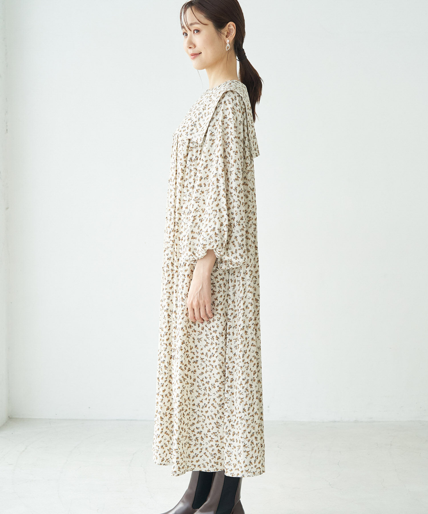 Rope&rsquo;Picnic「セーラーカラー付ワンピース」|ワンピース|