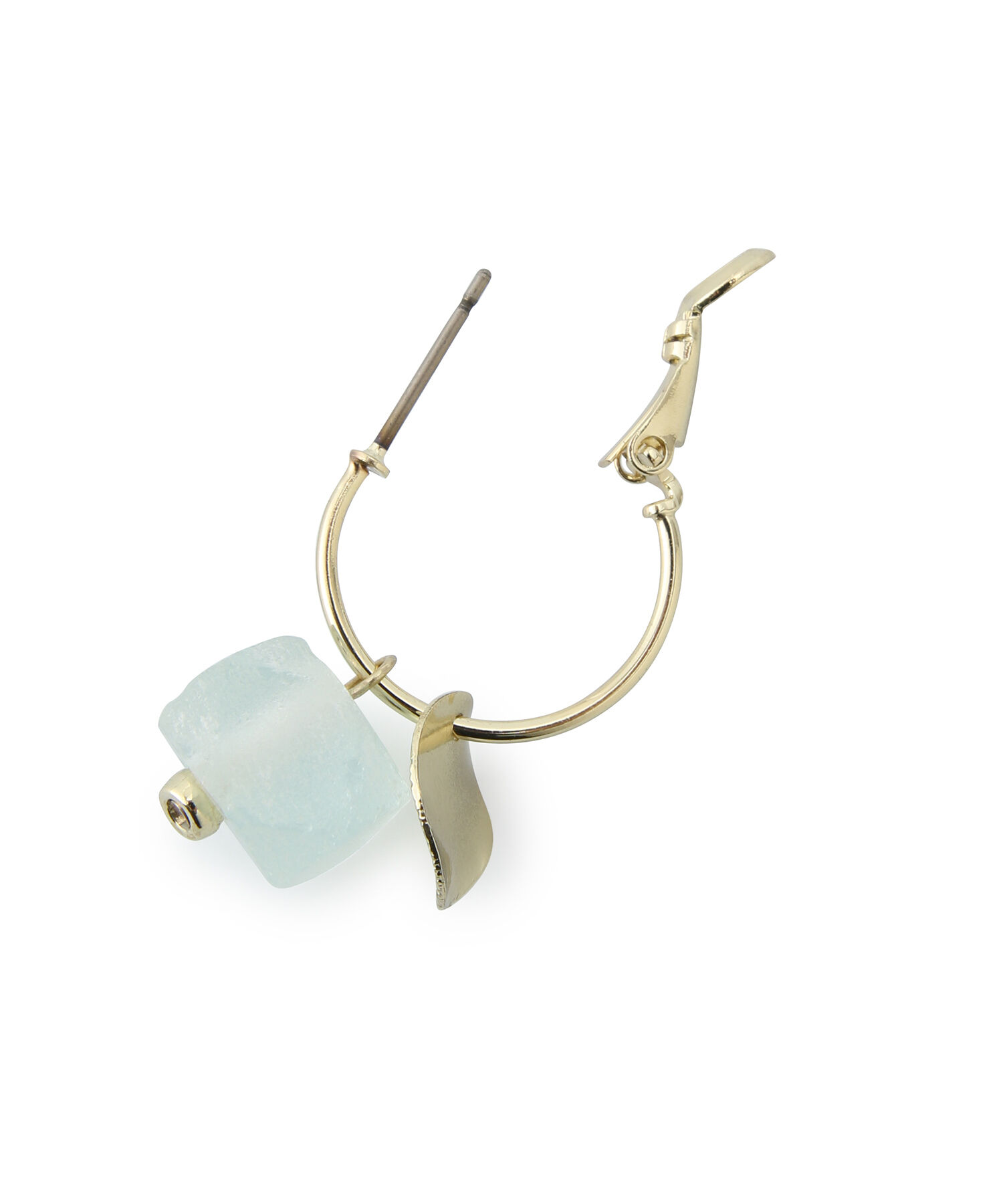 ROPE PICNIC PASSAGE「Recycle glass マルチウェイフープピアス」|ピアス|