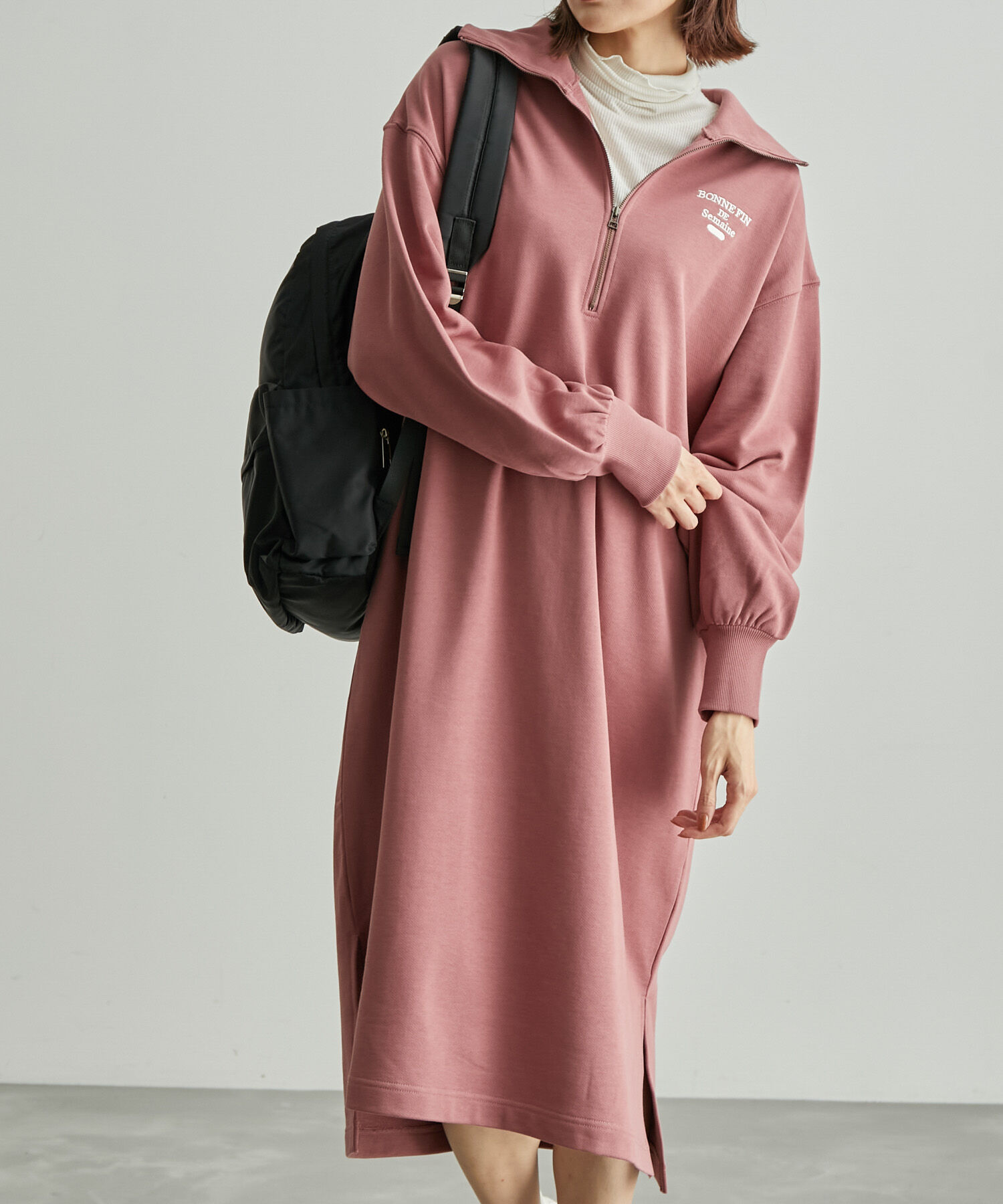 ROPE' PICNIC R「ハーフジップミニワンピース」|ワンピース|