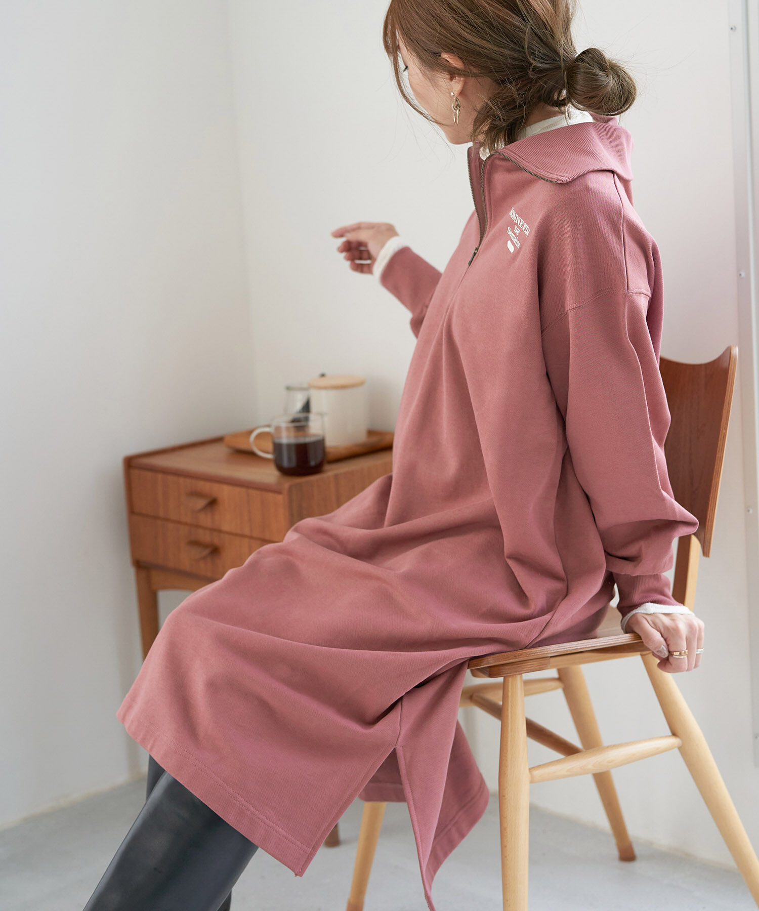 ROPE' PICNIC R「ハーフジップミニワンピース」|ワンピース|