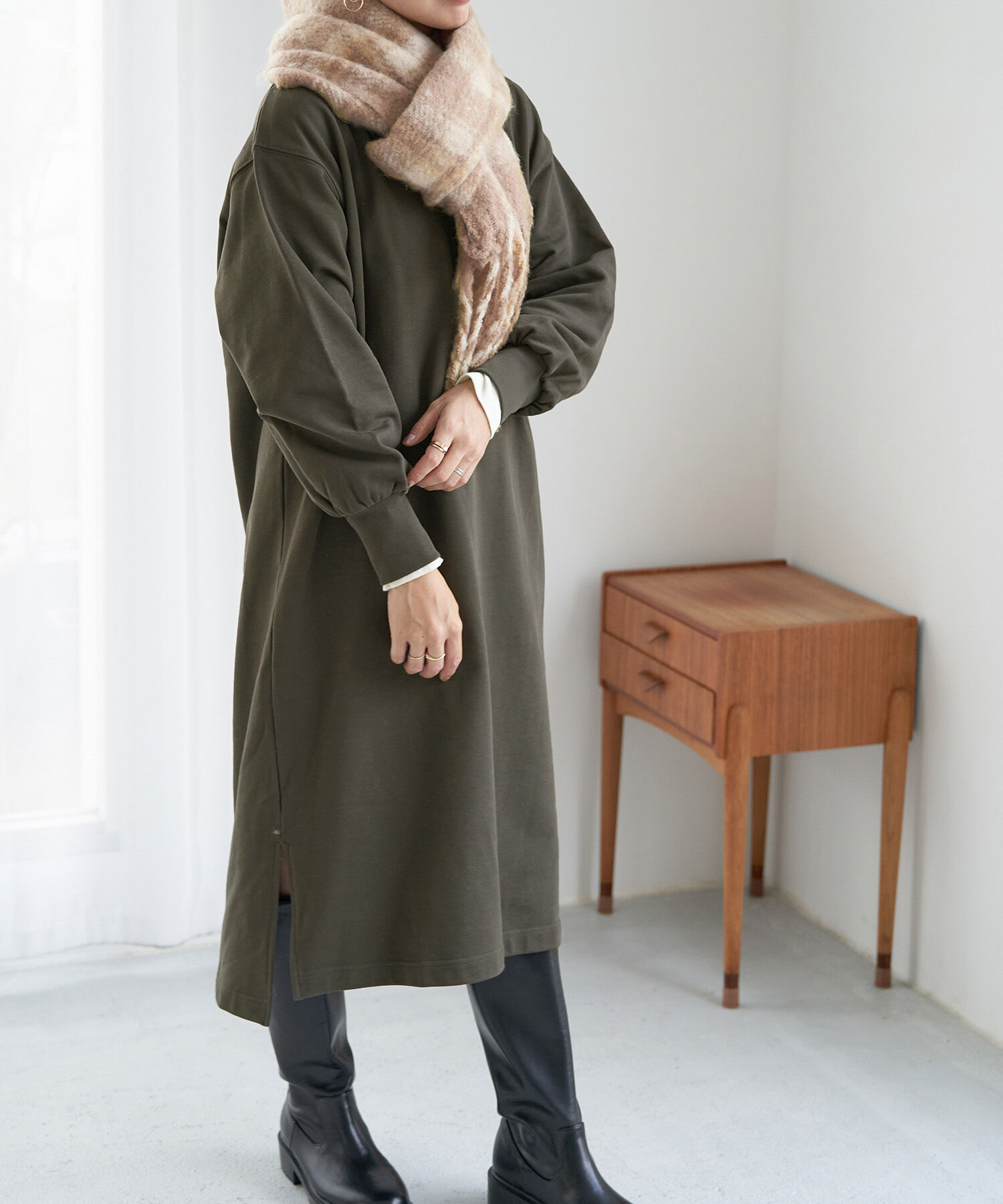 ROPE' PICNIC R「ハーフジップミニワンピース」|ワンピース|