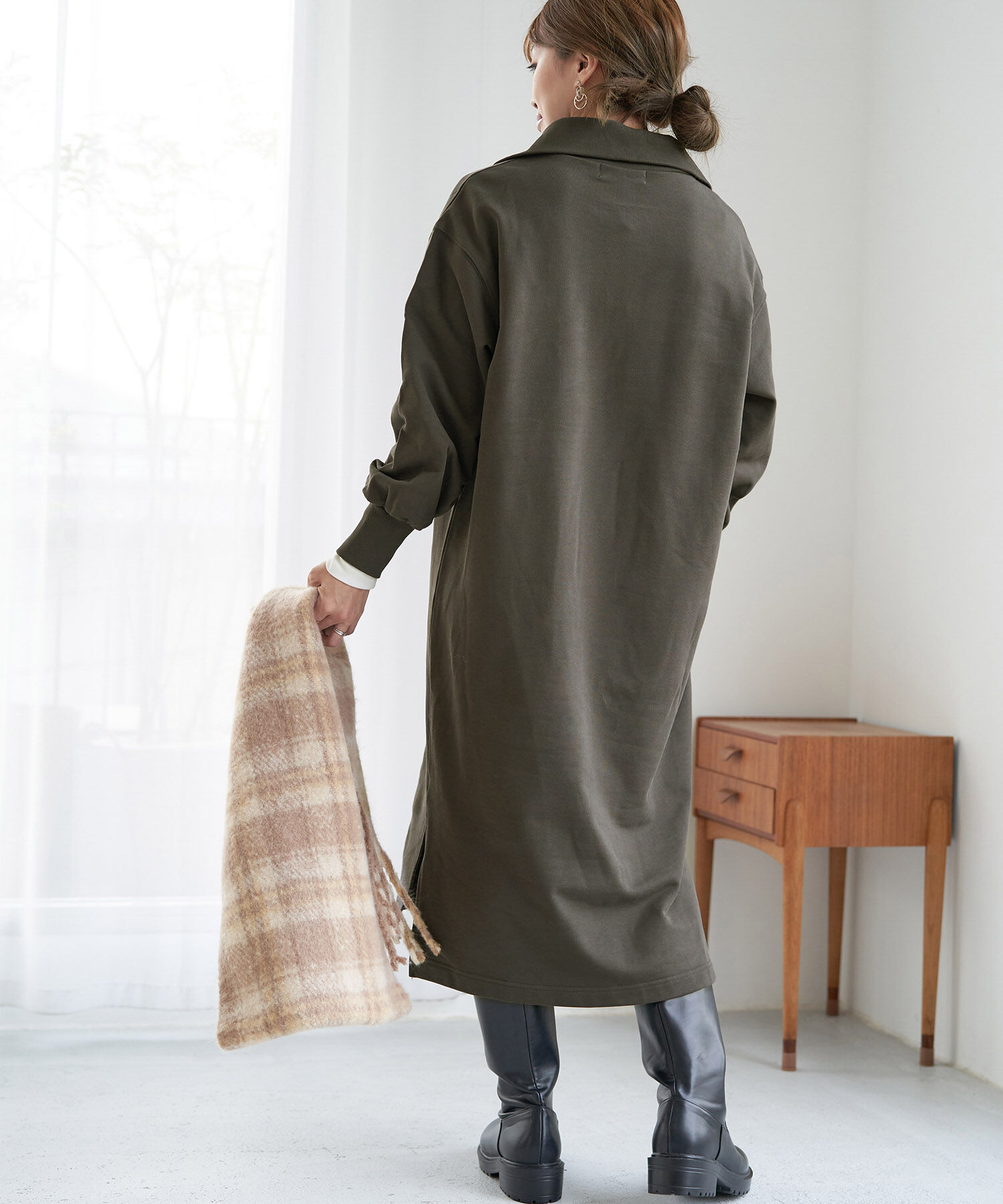 ROPE' PICNIC R「ハーフジップミニワンピース」|ワンピース|