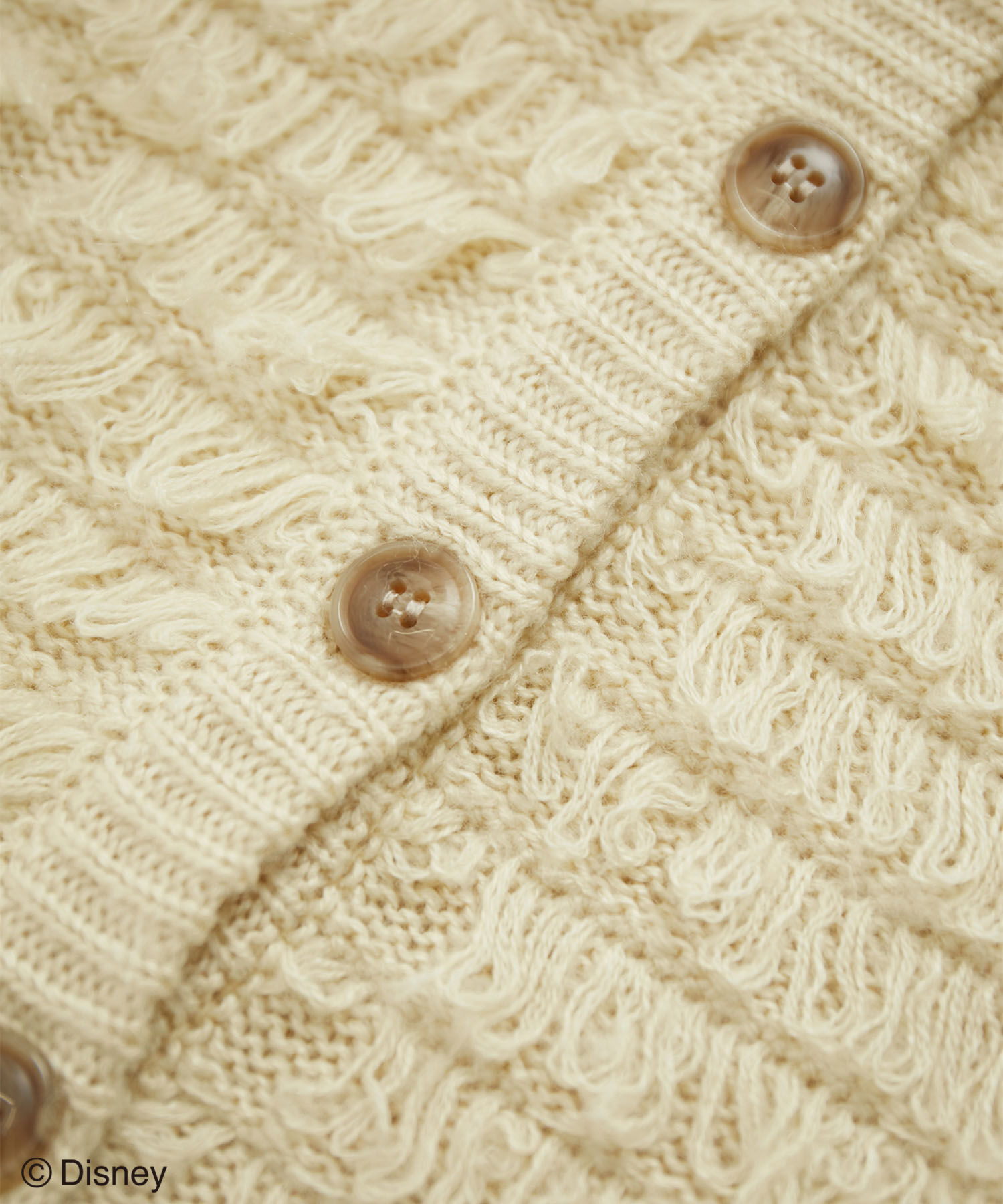 Rope&rsquo;Picnic「【101匹わんちゃん】ループニットカーディガン」|カーディガン|