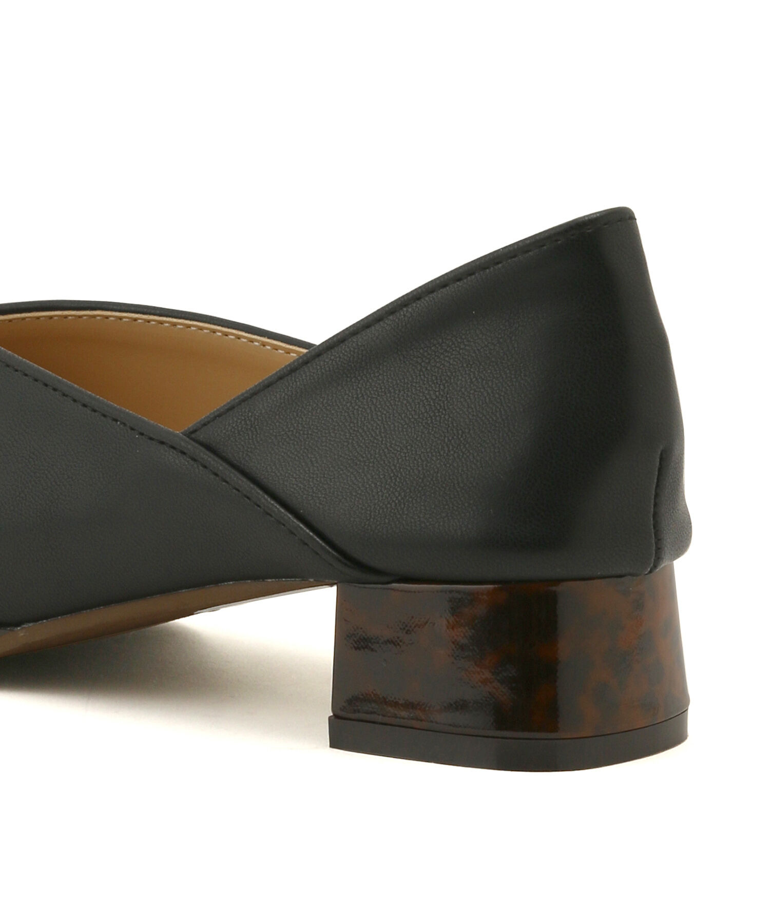 ROPE PICNIC PASSAGE「スクエアトゥセンターシーム甲深バブーシュ」|パンプス|