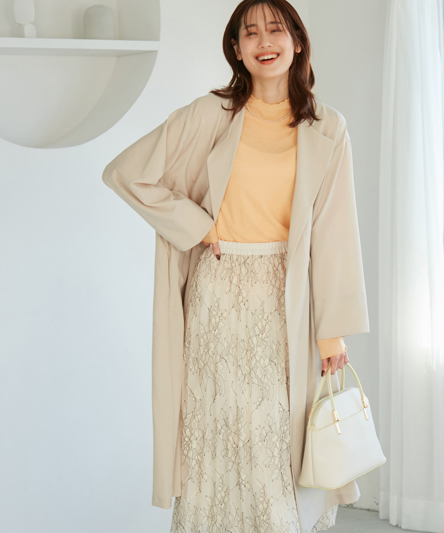 Rope&rsquo;Picnic「ライトガウンコート」|その他|ベージュ系(28)