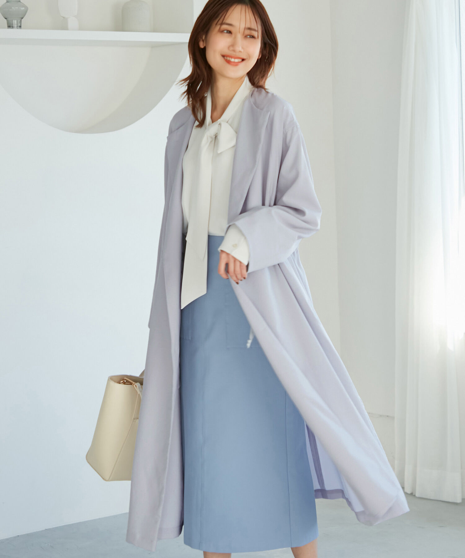 Rope&rsquo;Picnic「ライトガウンコート」|その他|サックス(48)