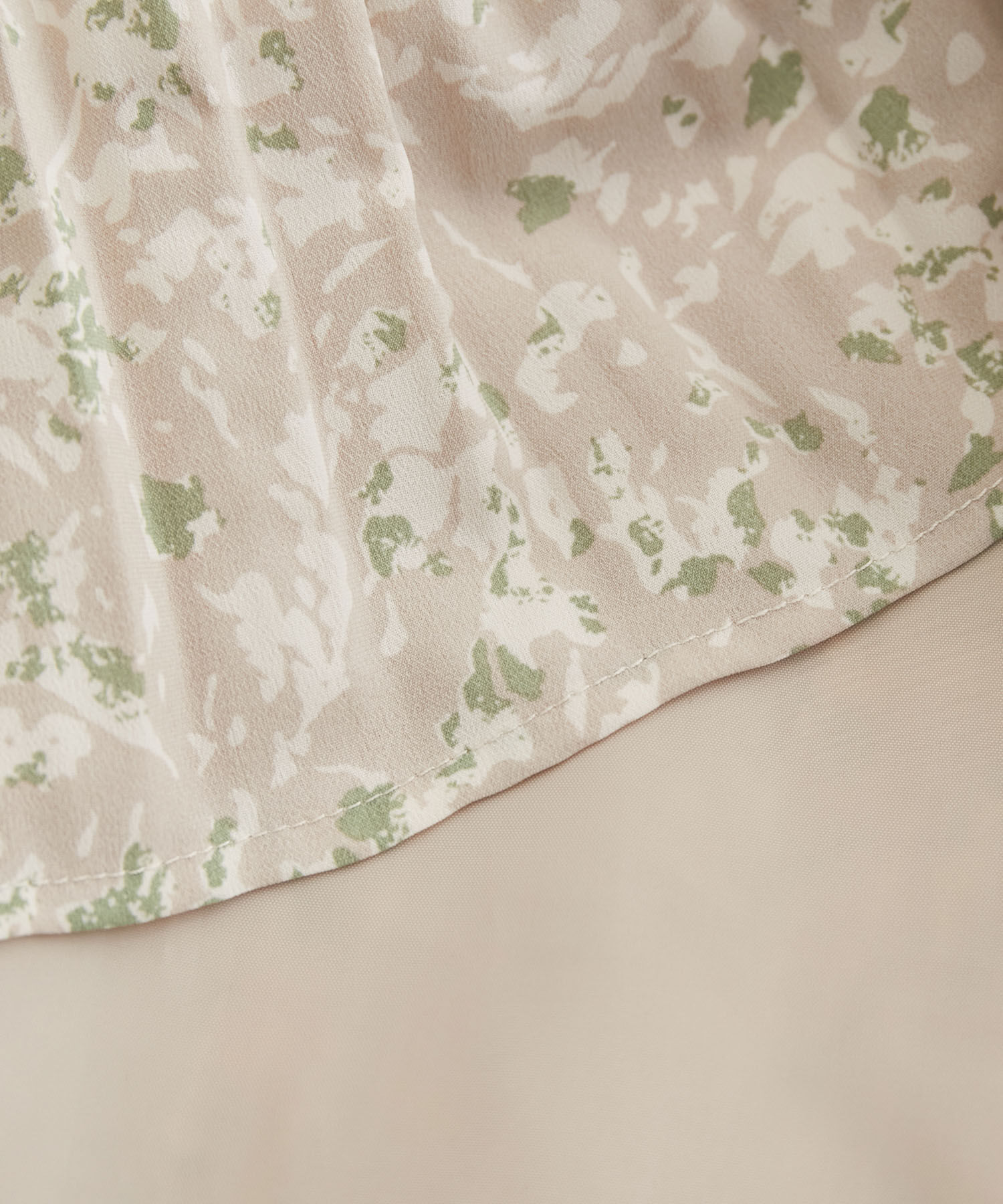 Rope&rsquo;Picnic「【WEB限定】ニュアンス柄ドロストスリーブワンピース」|ワンピース|