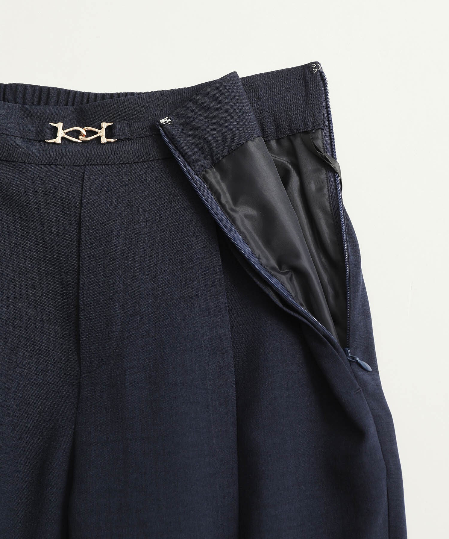 Rope&rsquo;Picnic「セットアップ対応/ビット付麻調テーパードパンツ」|その他|