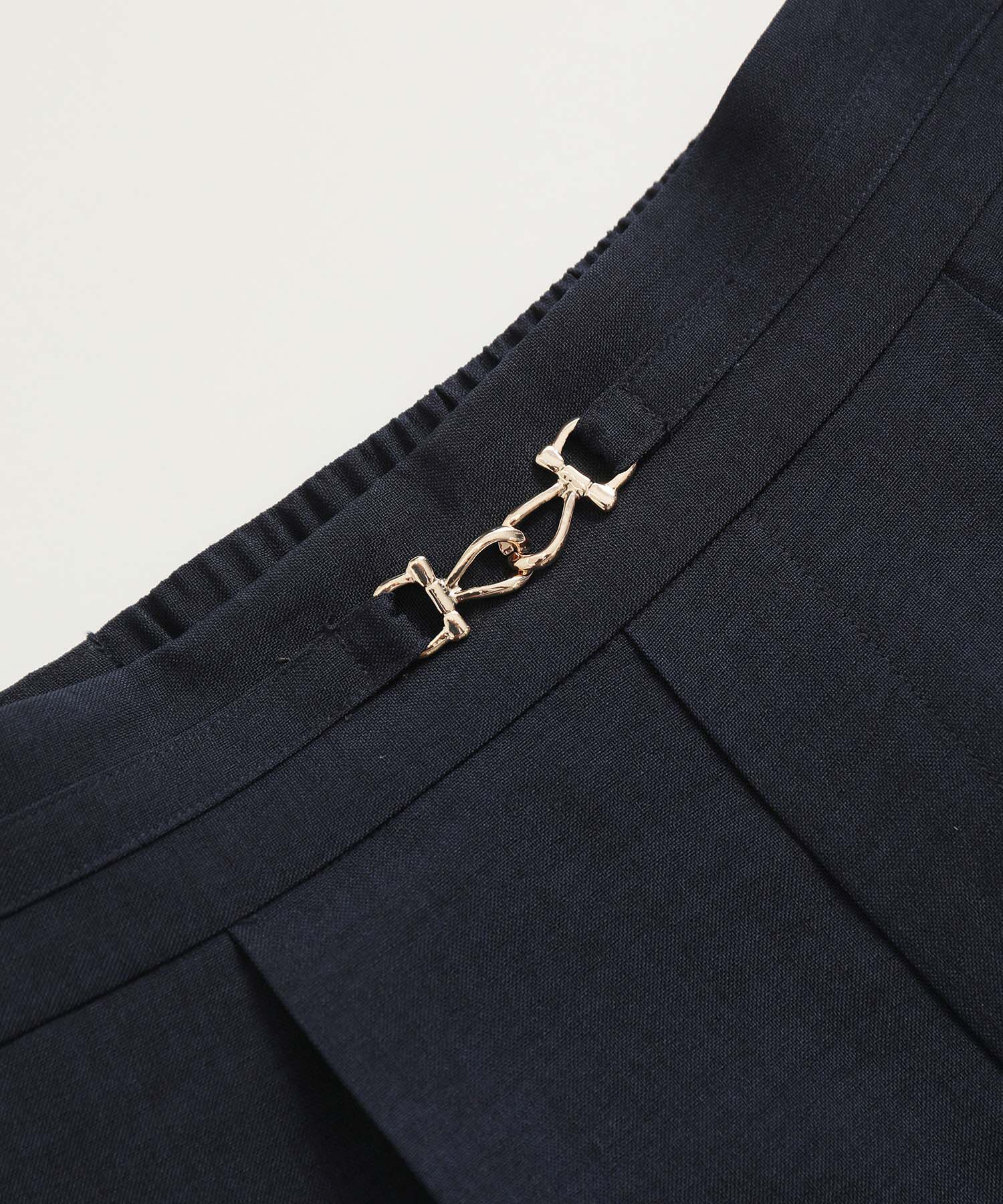 Rope&rsquo;Picnic「セットアップ対応/ビット付麻調テーパードパンツ」|その他|