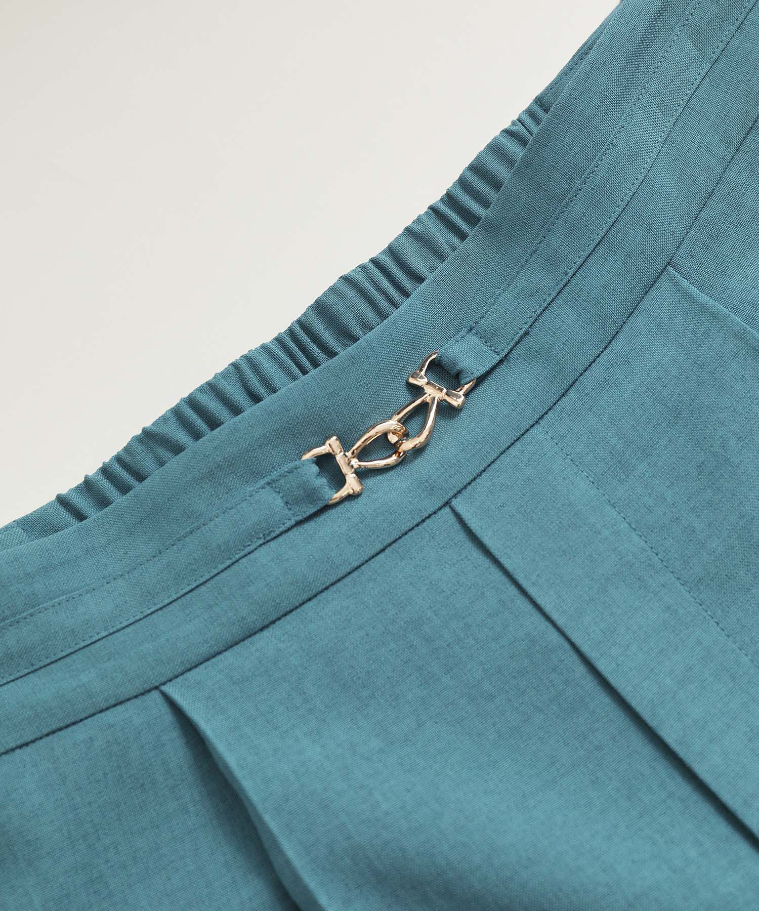 Rope&rsquo;Picnic「セットアップ対応/ビット付麻調テーパードパンツ」|その他|