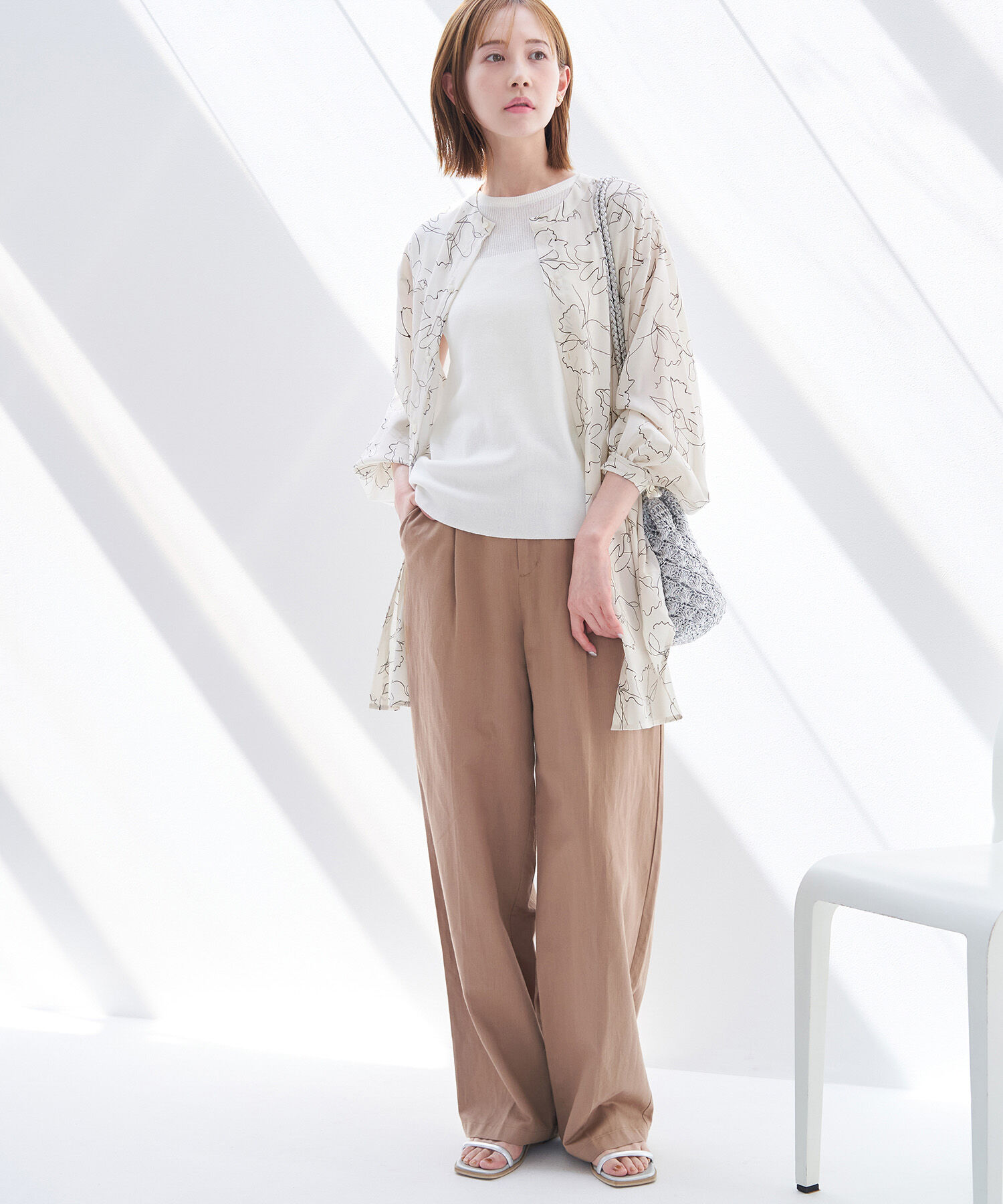 Rope&rsquo;Picnic「【WEB限定】2WAY/ドローイングボリュームブラウス」|シャツ・ブラウス|