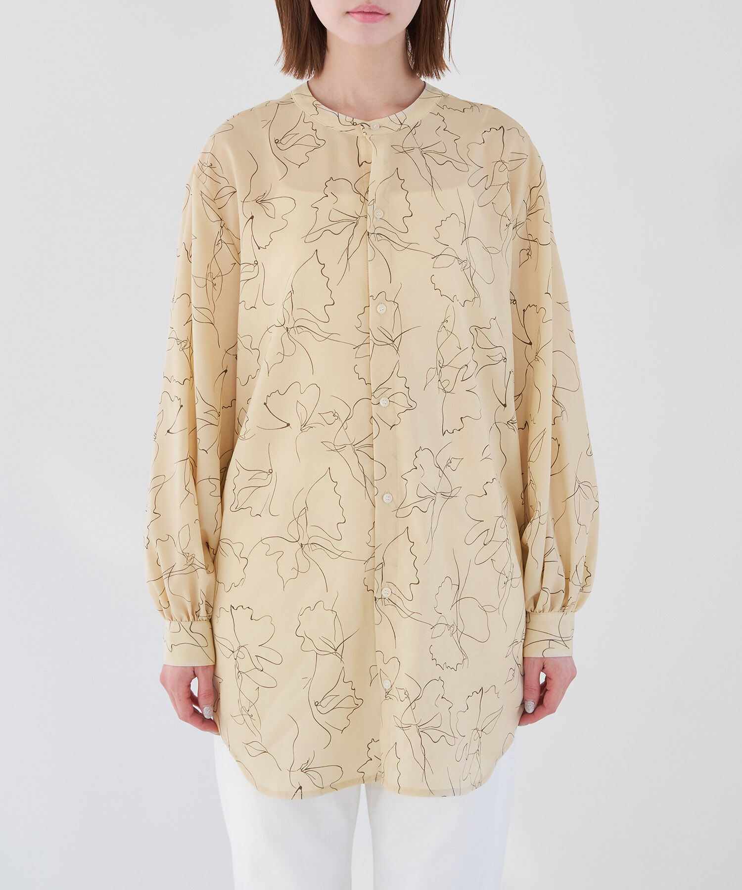 Rope&rsquo;Picnic「【WEB限定】2WAY/ドローイングボリュームブラウス」|シャツ・ブラウス|