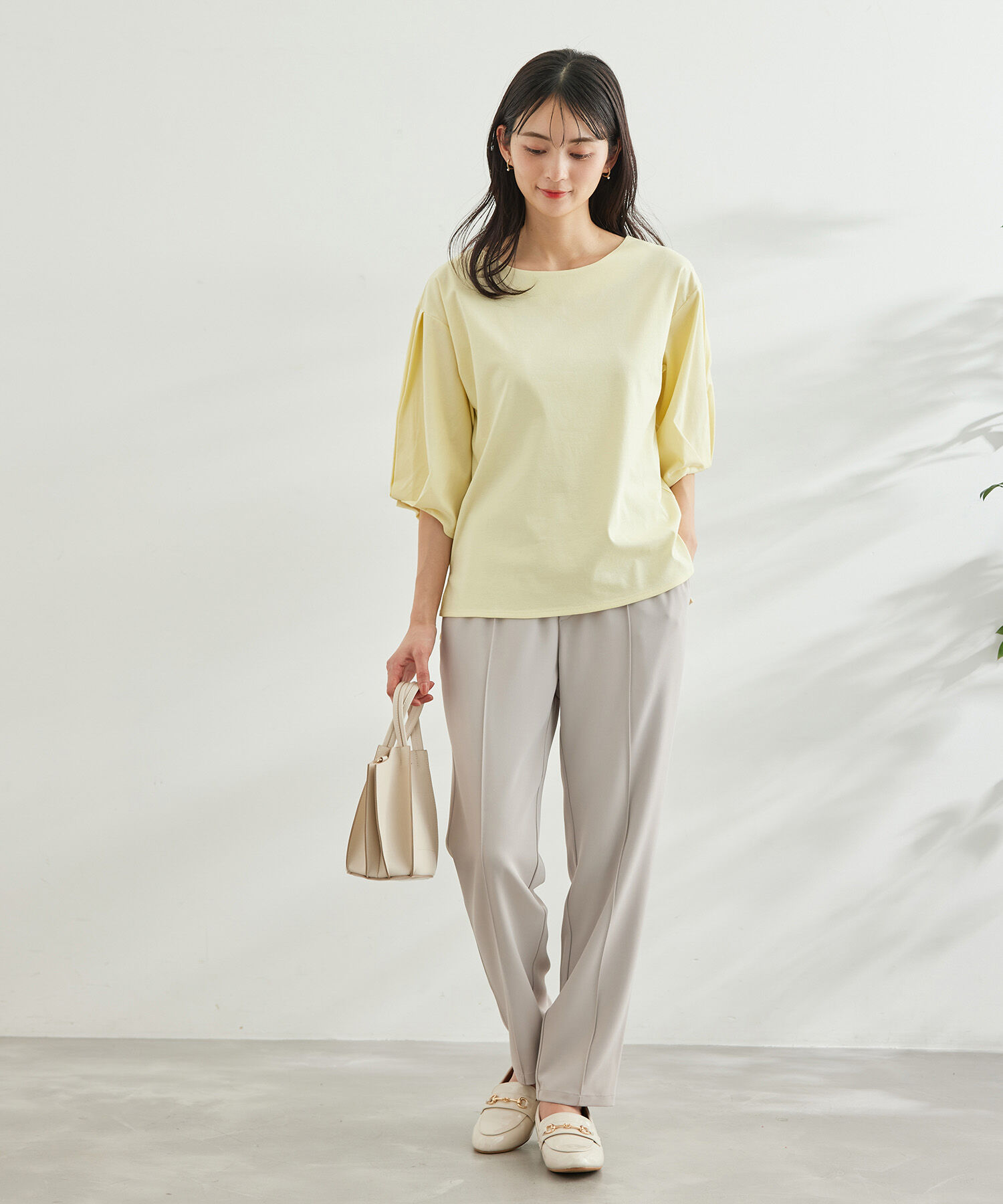 Rope&rsquo;Picnic「メタルパーツシルケットトップス」|Tシャツ・カットソー|