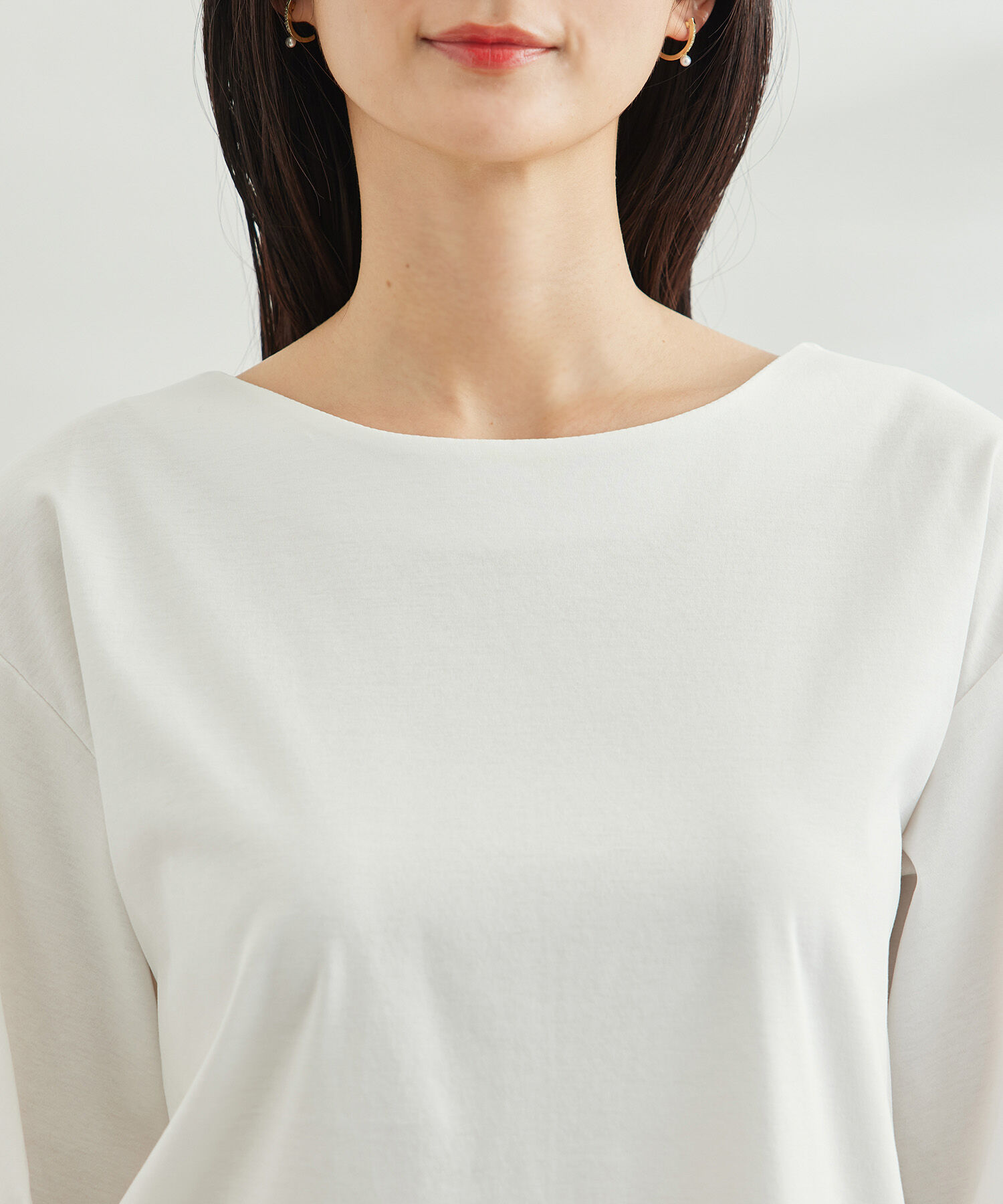 Rope&rsquo;Picnic「メタルパーツシルケットトップス」|Tシャツ・カットソー|