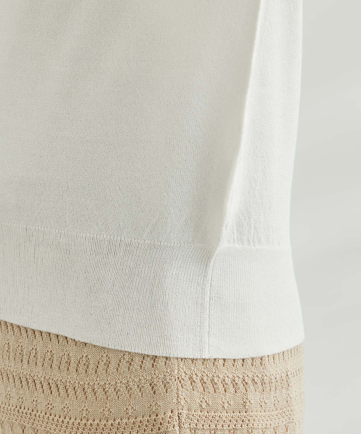 Rope&rsquo;Picnic「袖シアーニットプルオーバー」|ニット・セーター|