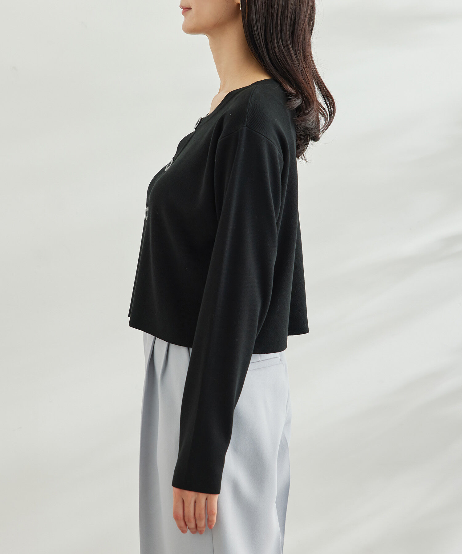 Rope&rsquo;Picnic「ショートレングスカーディガン」|カーディガン|