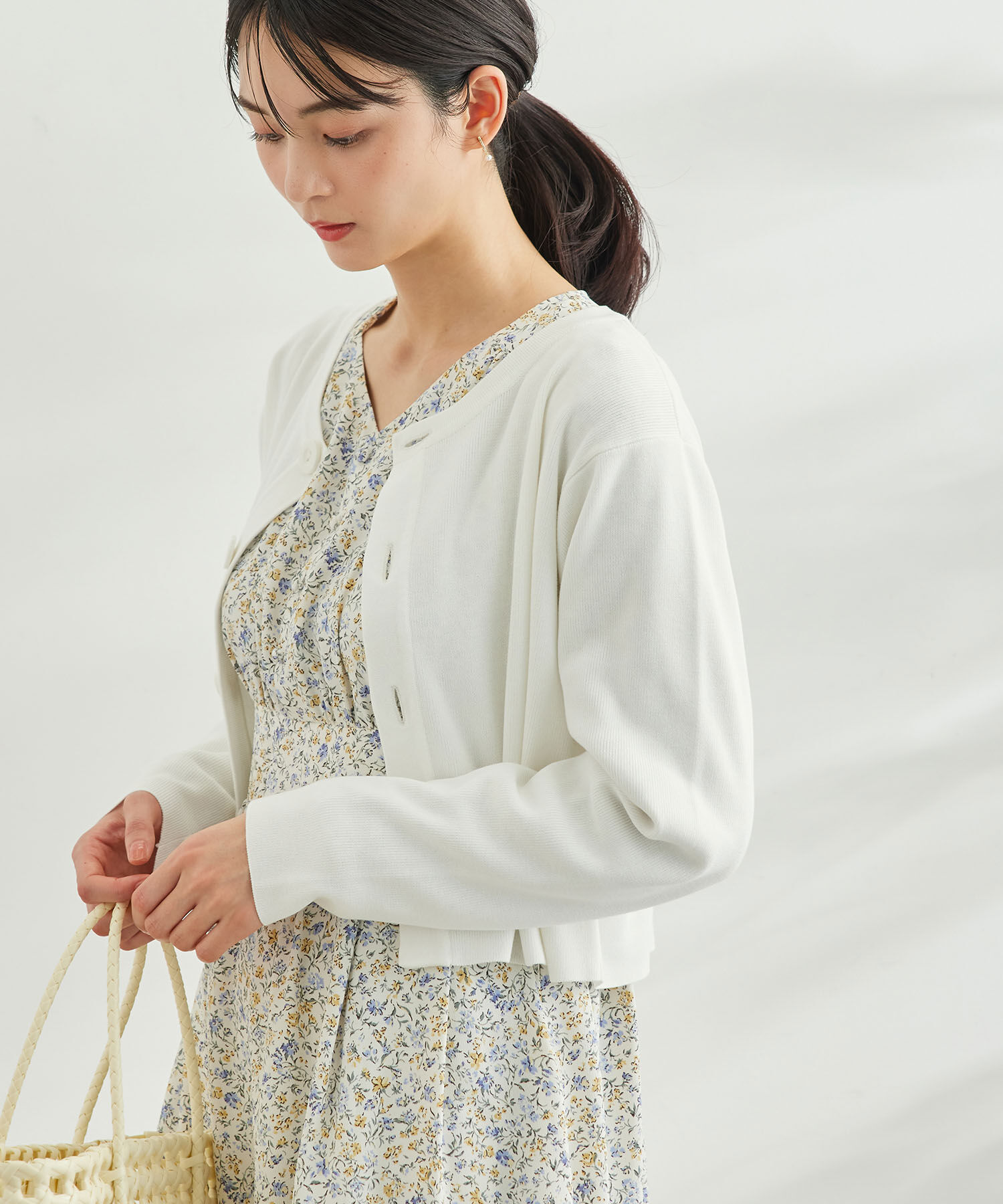 Rope&rsquo;Picnic「ショートレングスカーディガン」|カーディガン|