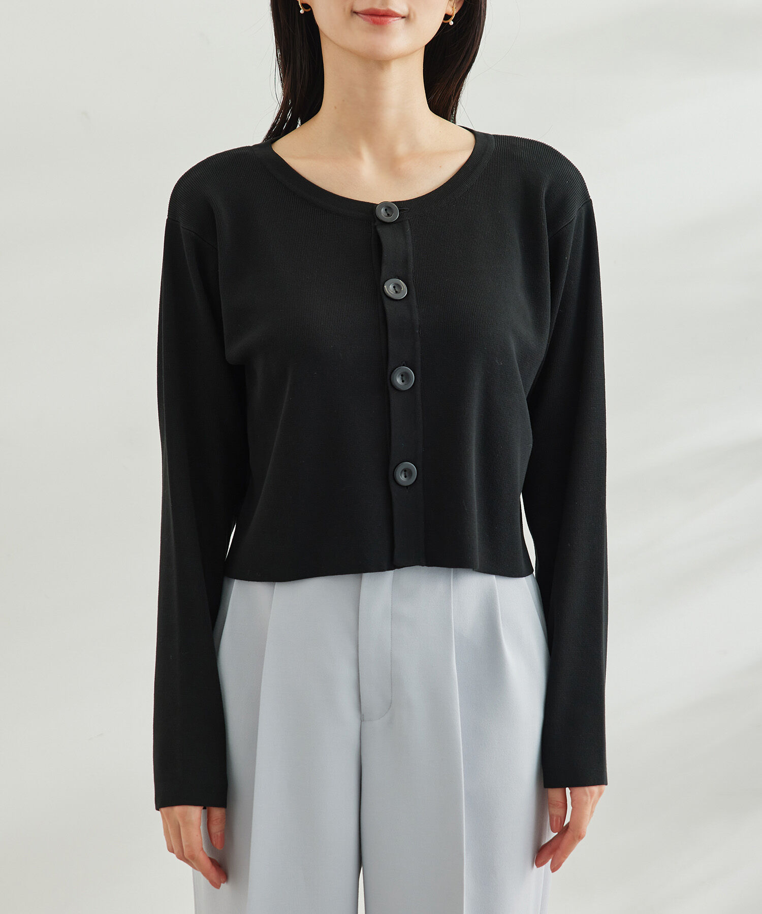 Rope&rsquo;Picnic「ショートレングスカーディガン」|カーディガン|