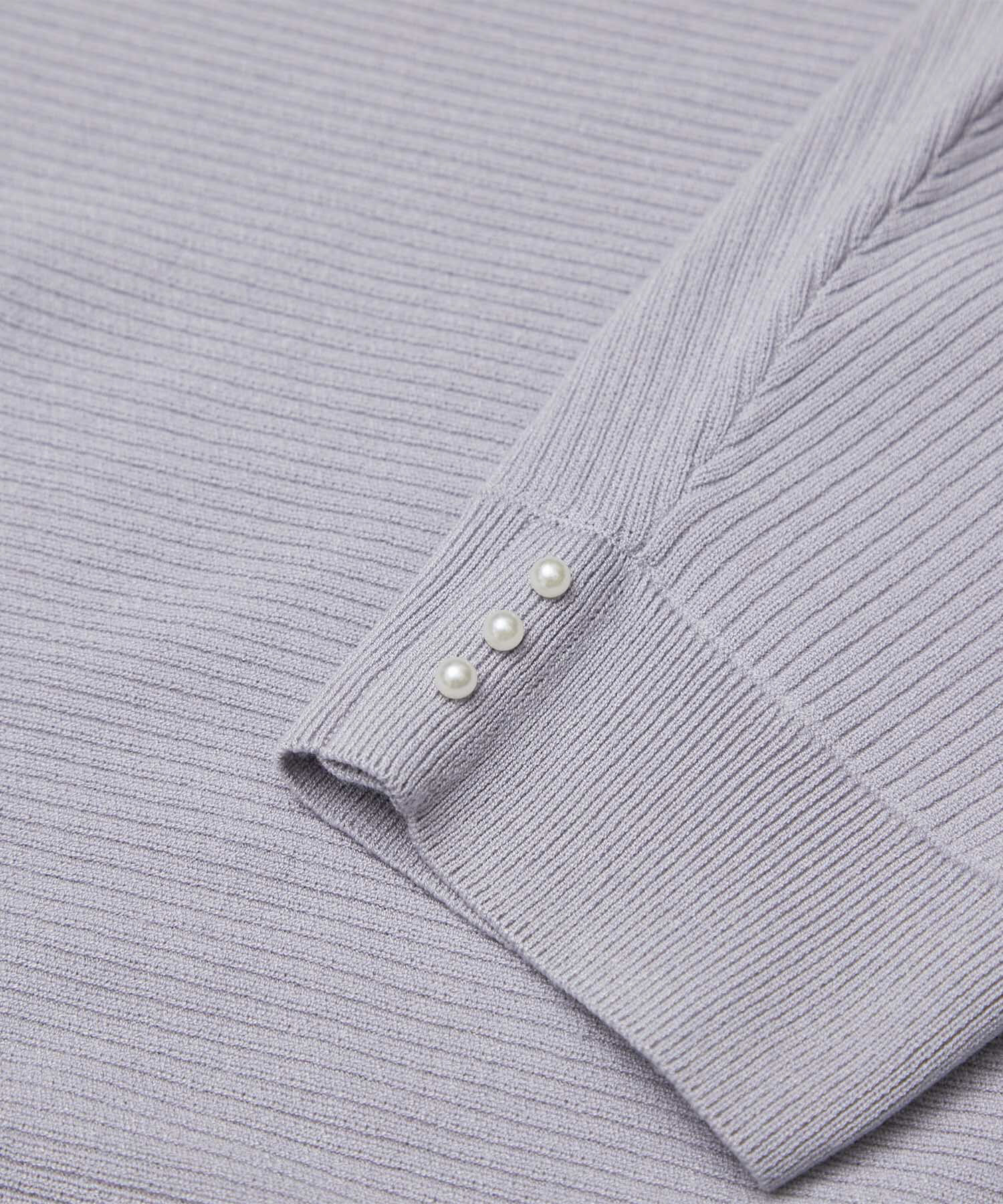 Rope&rsquo;Picnic「ハーフスリーブパールドルマンニット」|ニット・セーター|