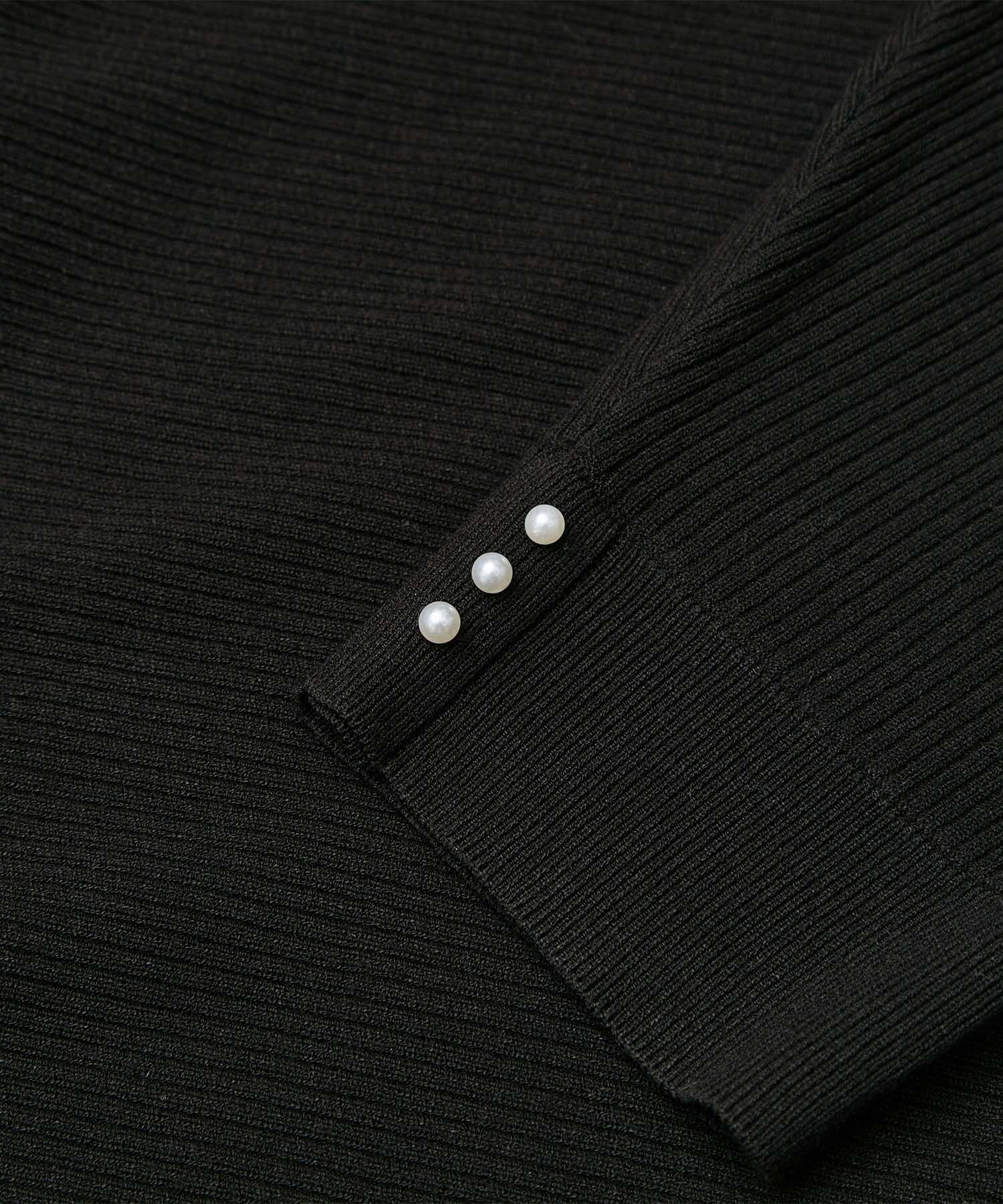 Rope&rsquo;Picnic「ハーフスリーブパールドルマンニット」|ニット・セーター|