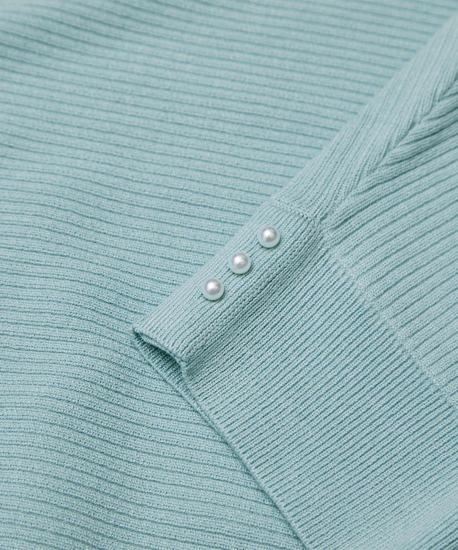 Rope&rsquo;Picnic「ハーフスリーブパールドルマンニット」|ニット・セーター|