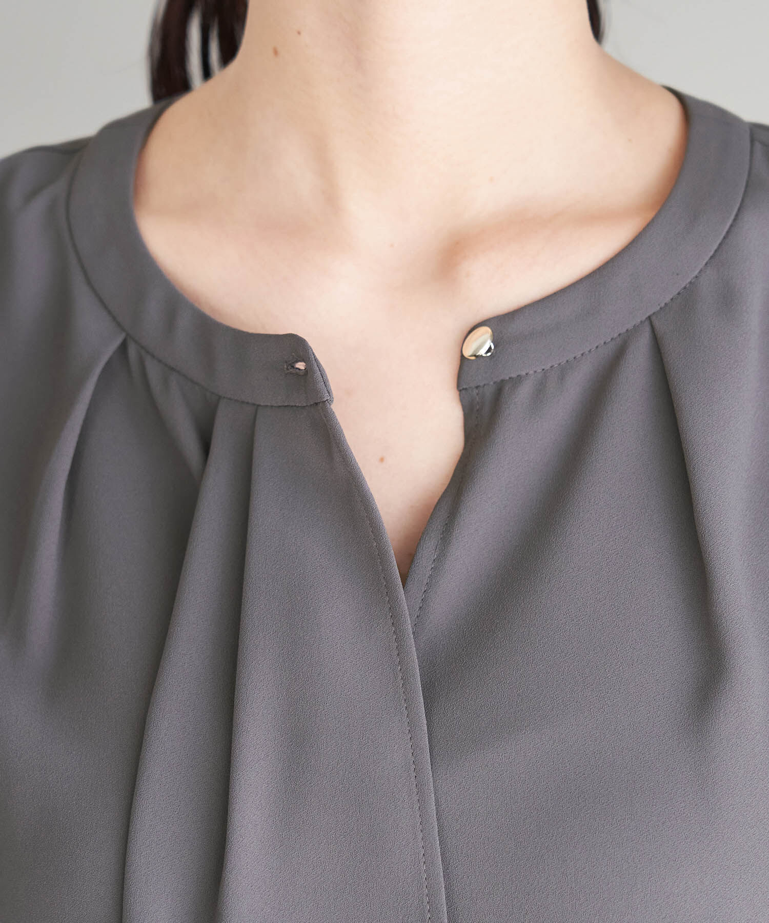 Rope&rsquo;Picnic「ボウタイフウタックハーフスリーブブラウス」|シャツ・ブラウス|