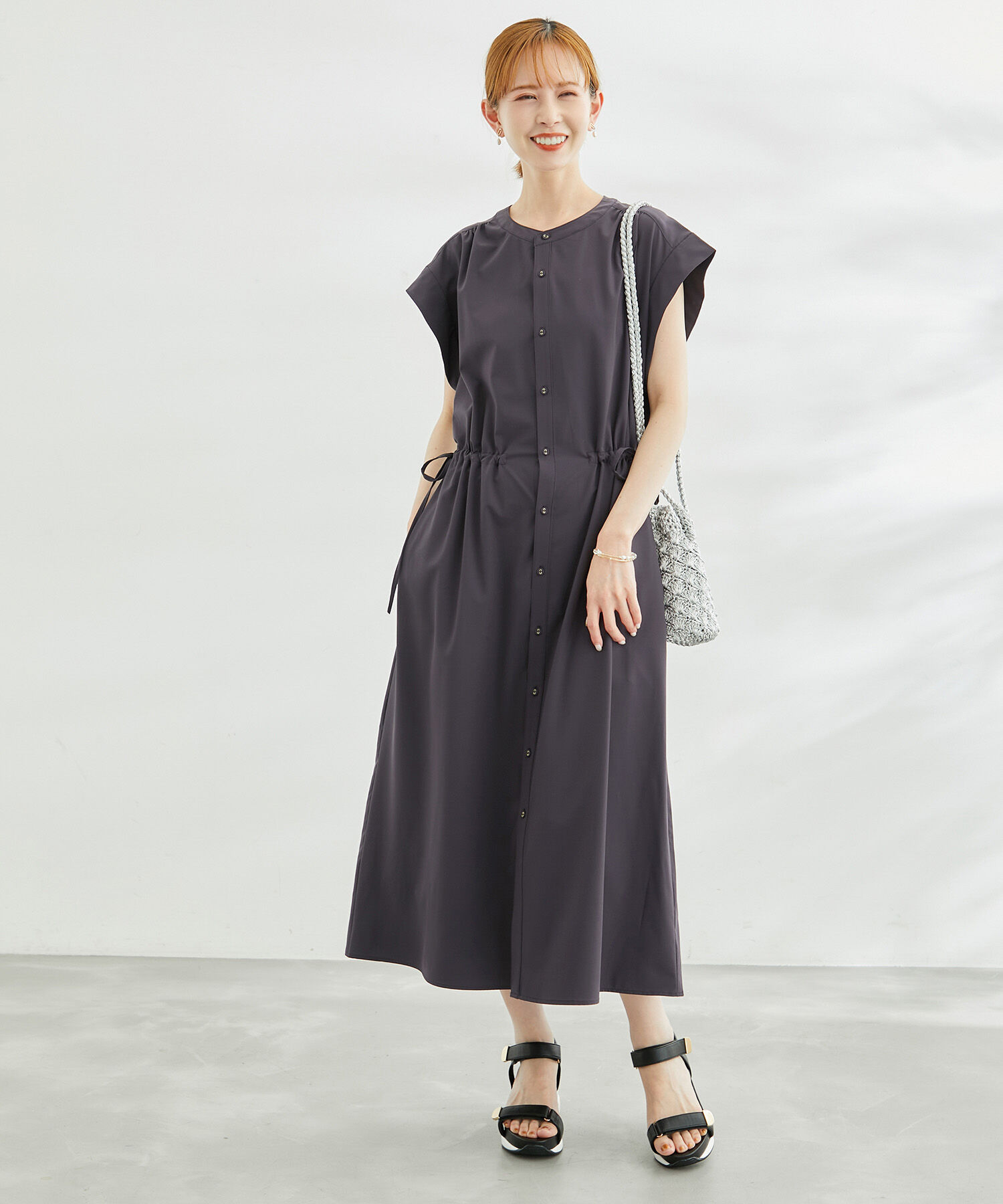 Rope&rsquo;Picnic「撥水加工/ドロストデザインワンピース」|ワンピース|