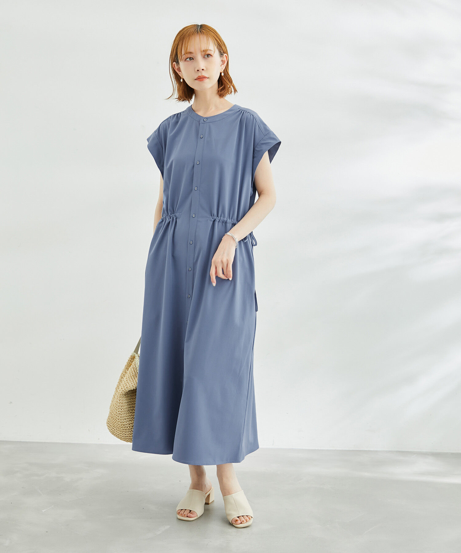 Rope&rsquo;Picnic「撥水加工/ドロストデザインワンピース」|ワンピース|