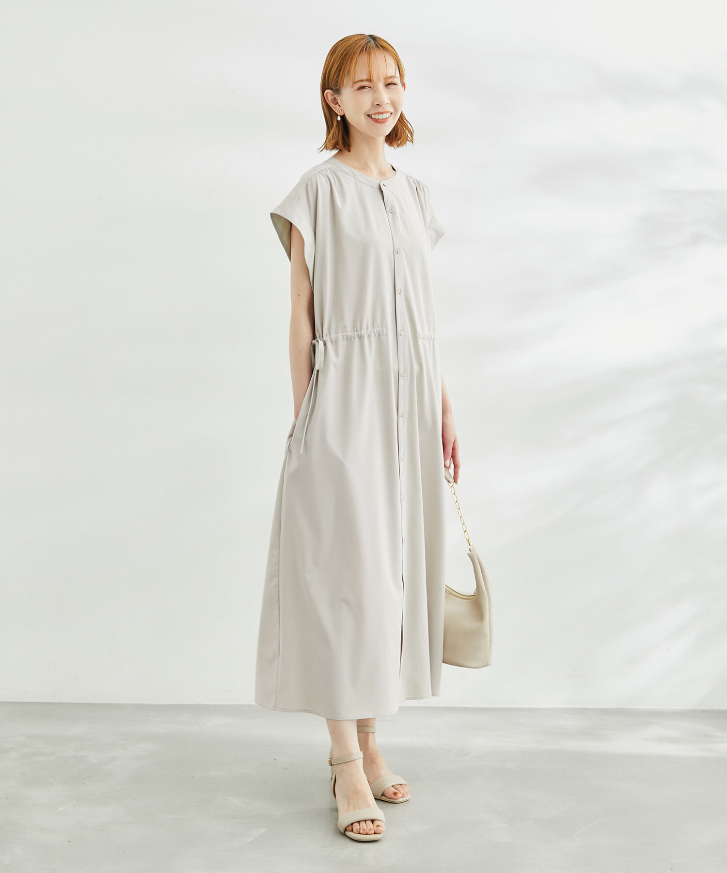 Rope&rsquo;Picnic「撥水加工/ドロストデザインワンピース」|ワンピース|