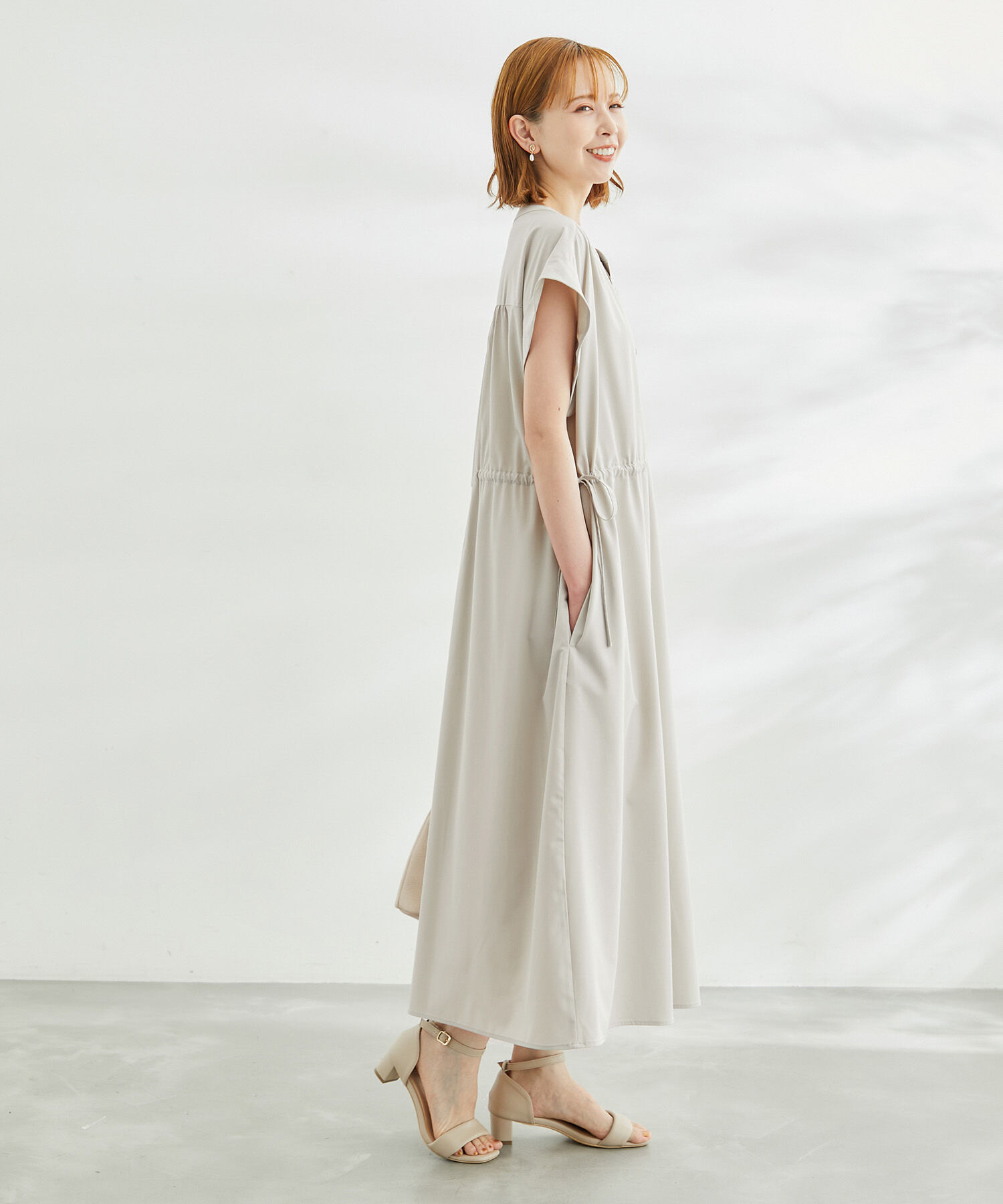 Rope&rsquo;Picnic「撥水加工/ドロストデザインワンピース」|ワンピース|