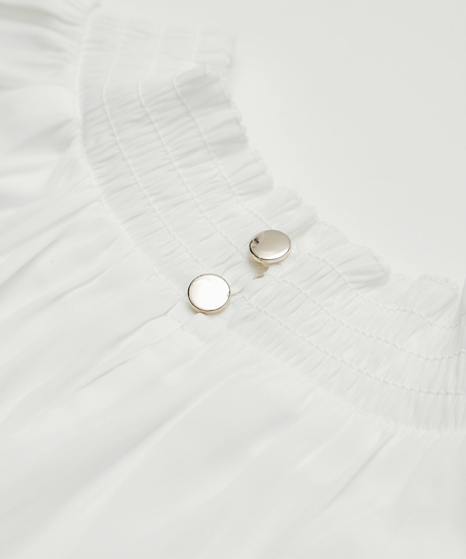 Rope&rsquo;Picnic「洗える/シャーリングフリルフレアスリーブ」|シャツ・ブラウス|