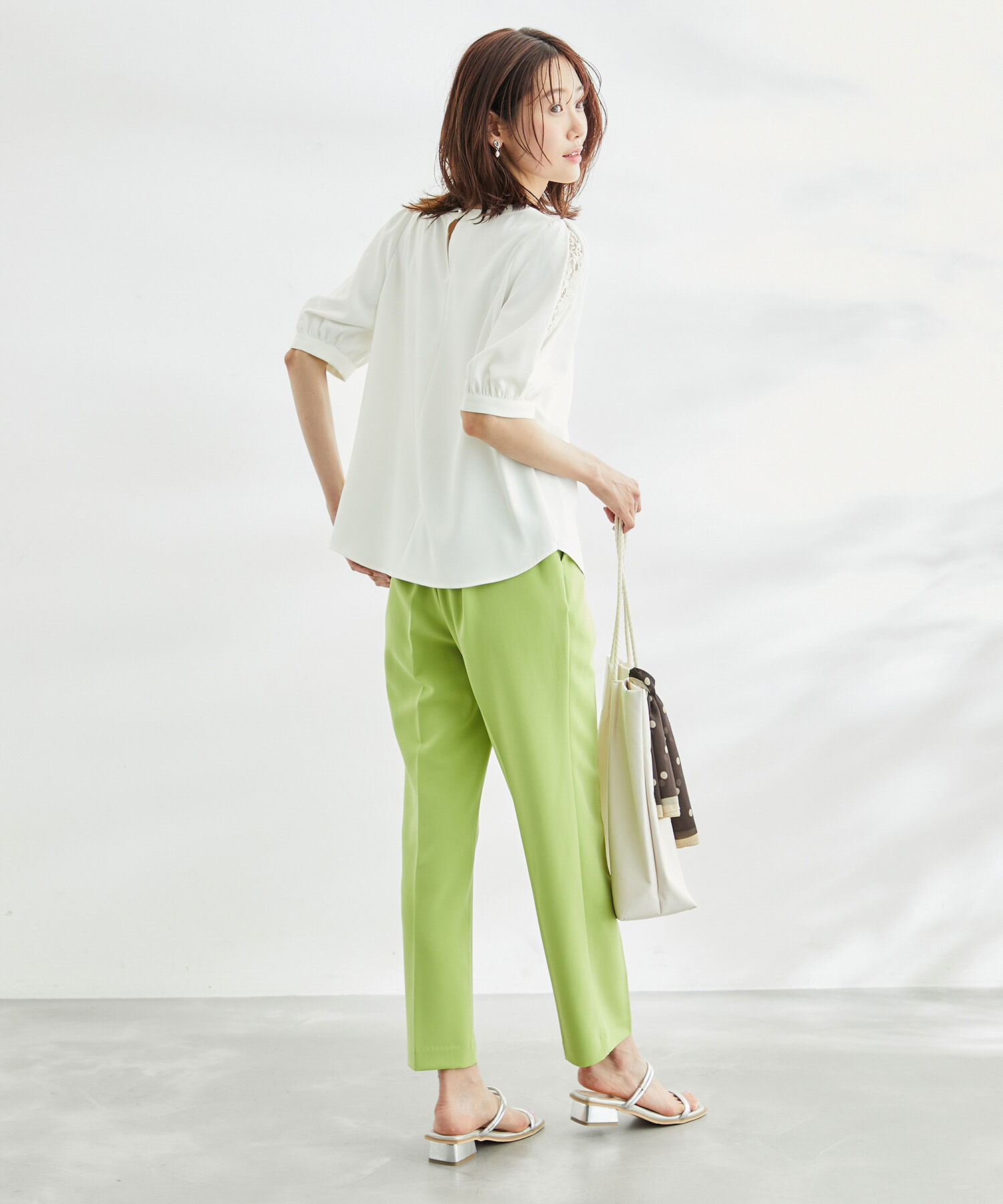 Rope&rsquo;Picnic「洗える/レース使いブラウス」|シャツ・ブラウス|