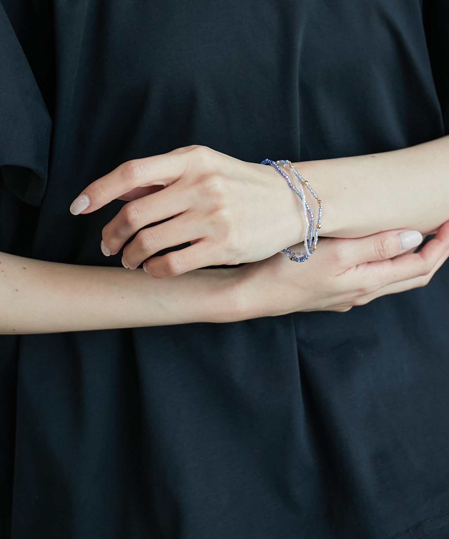 ROPE PICNIC PASSAGE「カラービーズ3本セットブレスレット」|ブレスレット・バングル|