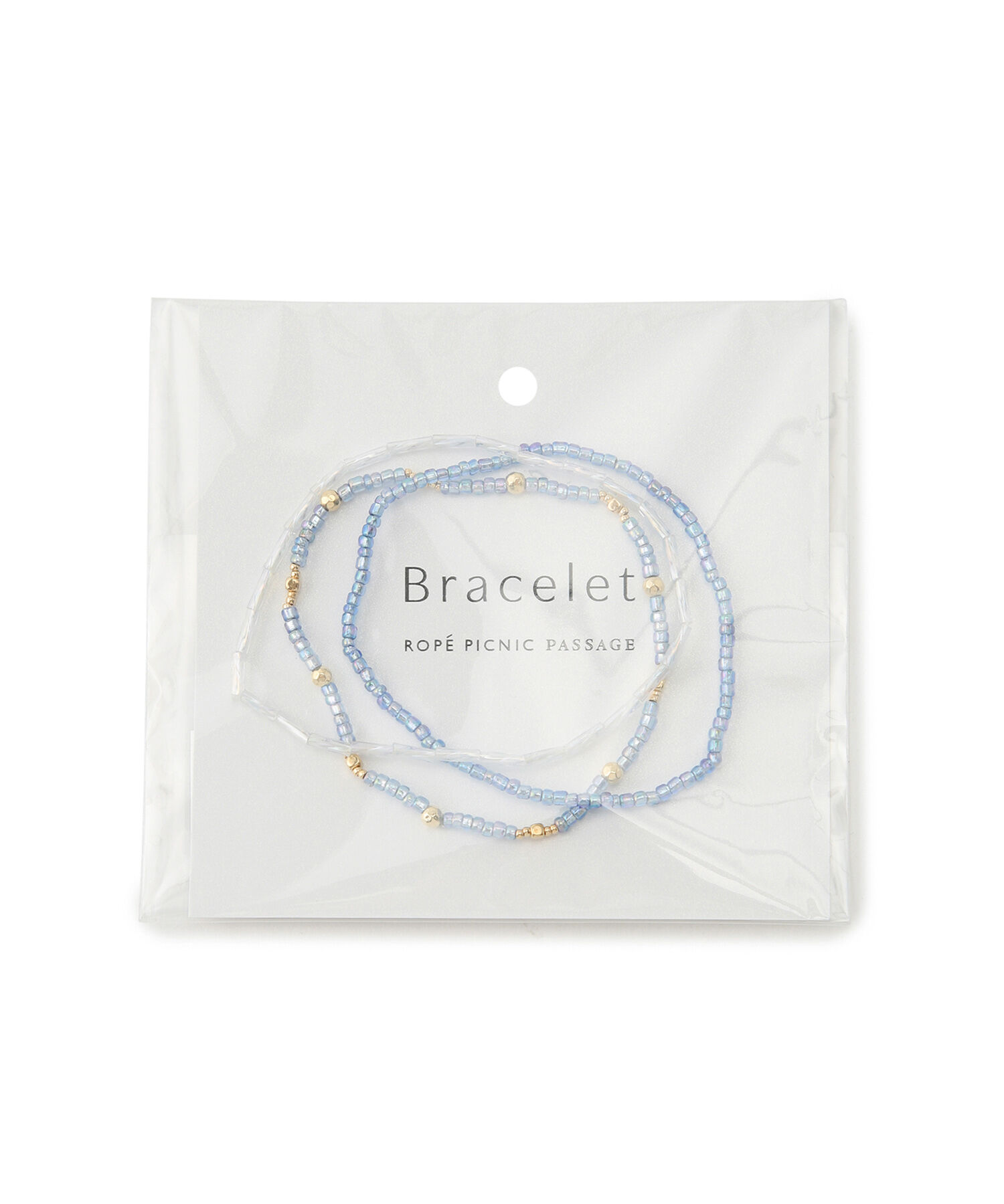 ROPE PICNIC PASSAGE「カラービーズ3本セットブレスレット」|ブレスレット・バングル|