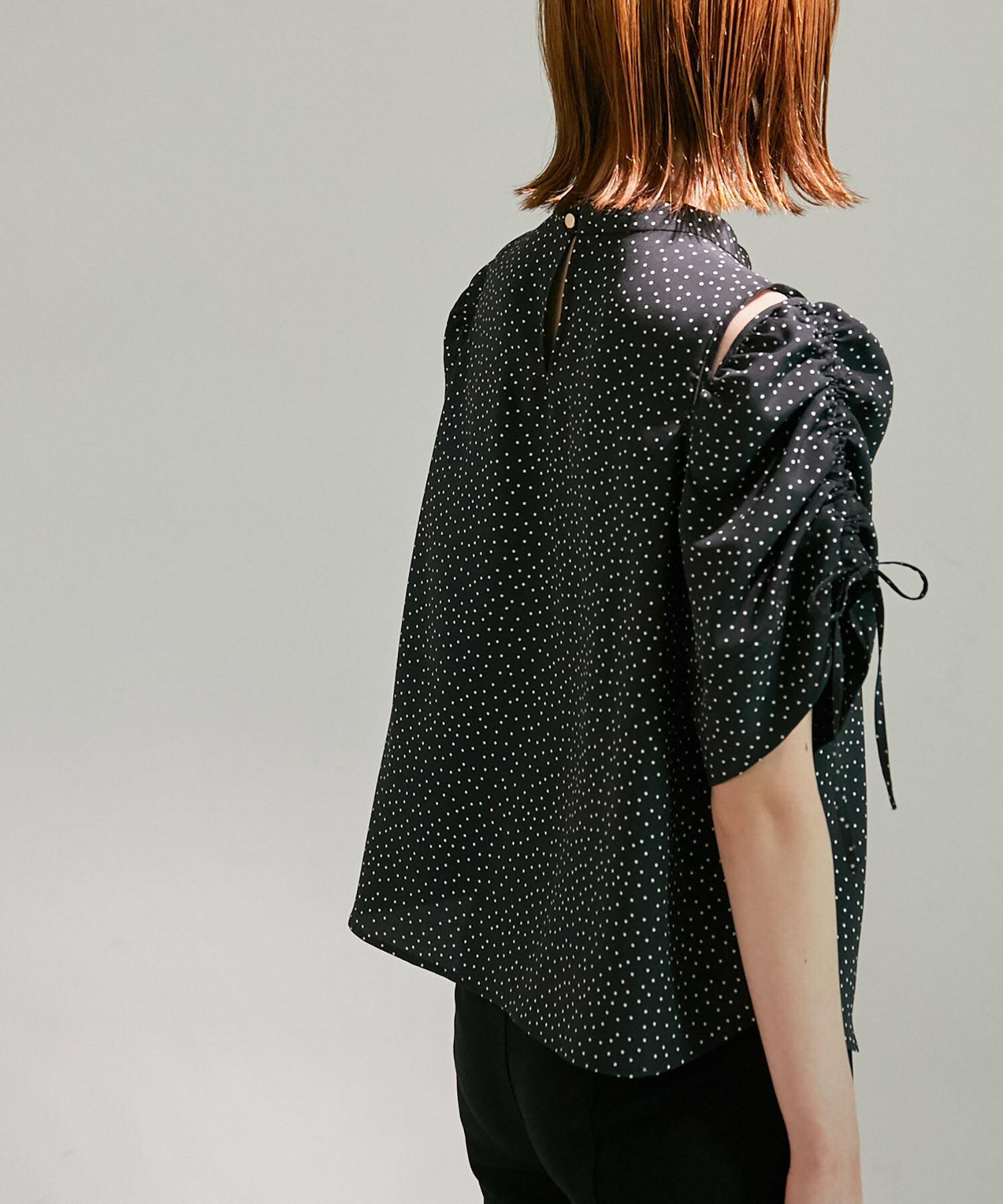 Rope&rsquo;Picnic「洗える/袖2WAYドットブラウス」|シャツ・ブラウス|