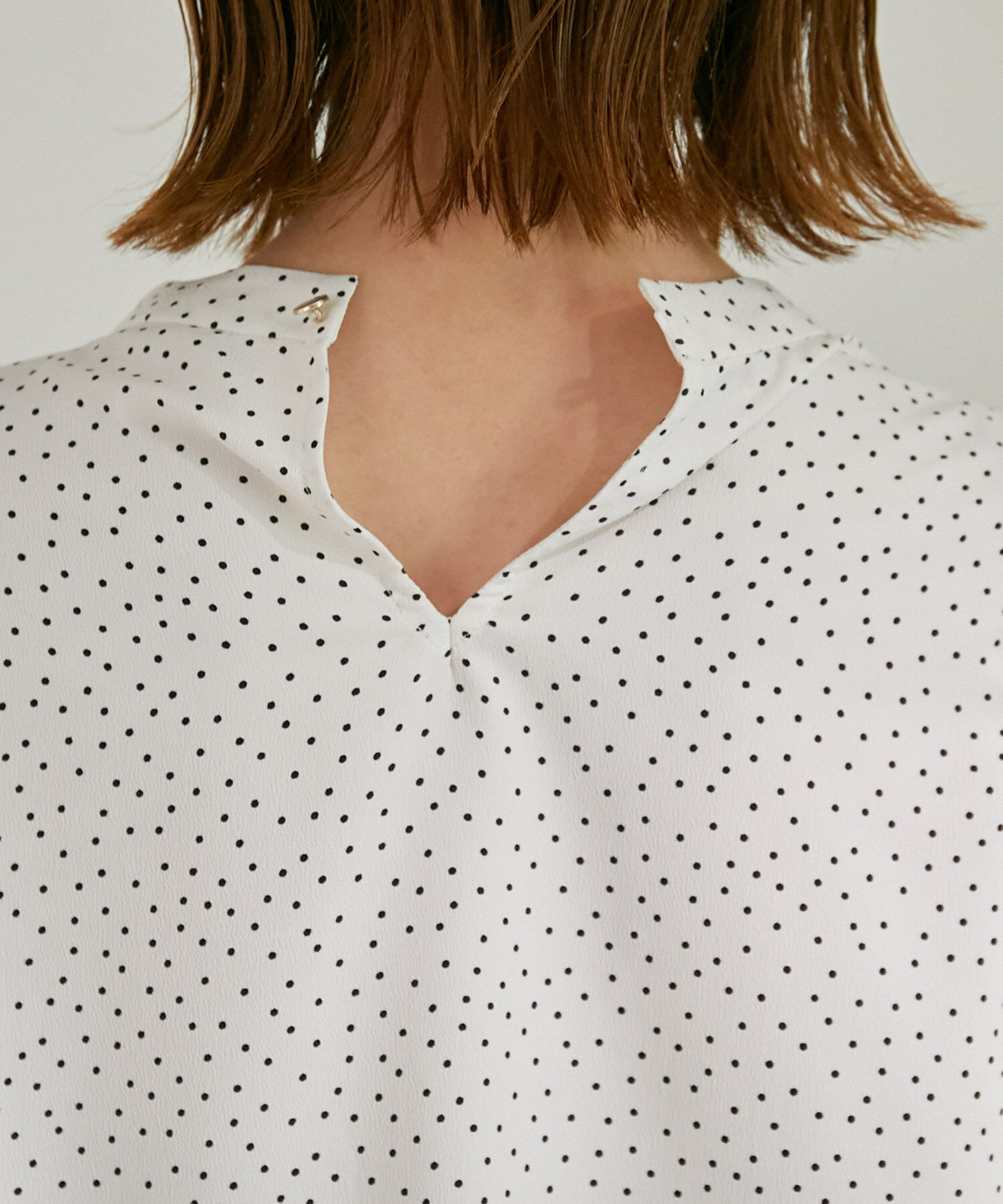 Rope&rsquo;Picnic「洗える/袖2WAYドットブラウス」|シャツ・ブラウス|