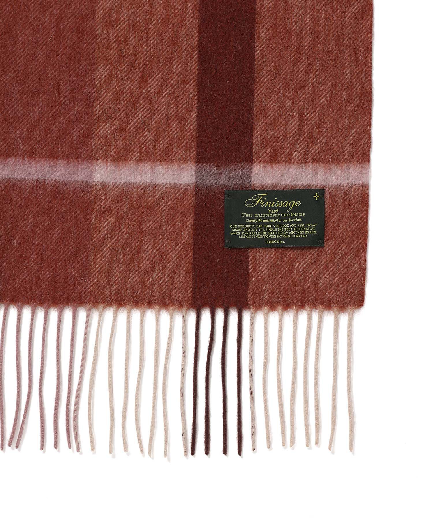 ROPE PICNIC PASSAGE「ウールチェックストール」|ストール|