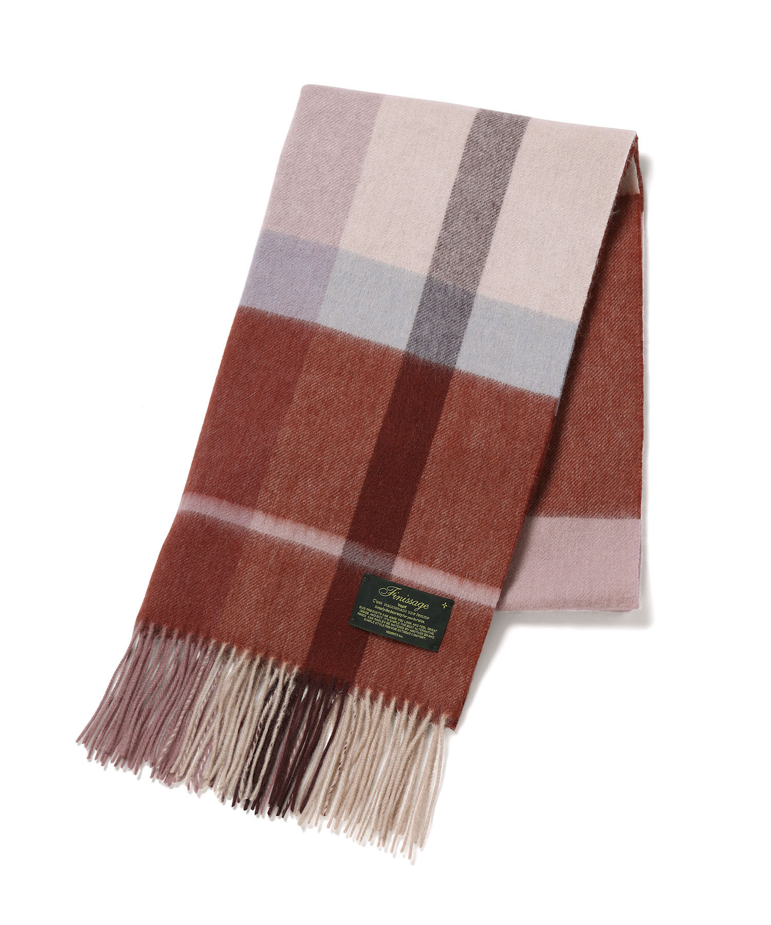 ROPE PICNIC PASSAGE「ウールチェックストール」|ストール|